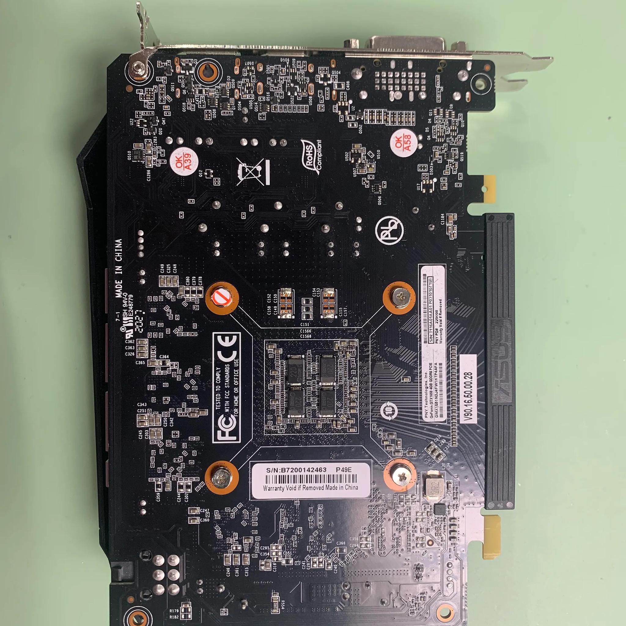 PNY GeForce GTX 1650 4GB GDDR6 Single Fan