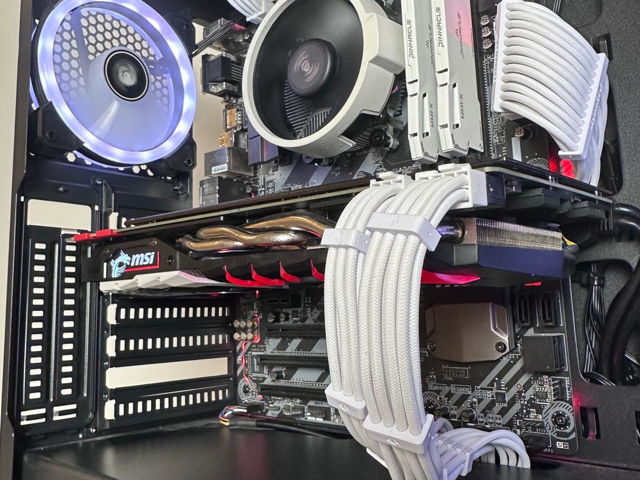 𝘿𝙀𝙋𝙏𝙃 | Ryzen 5 2600, GTX 1070, 16GB RAM, 1.5 TB Storage Black Minimalist Productivity Gaming PC