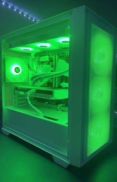 1080p/1440p ALL WHITE CUSTOM GAMING PC