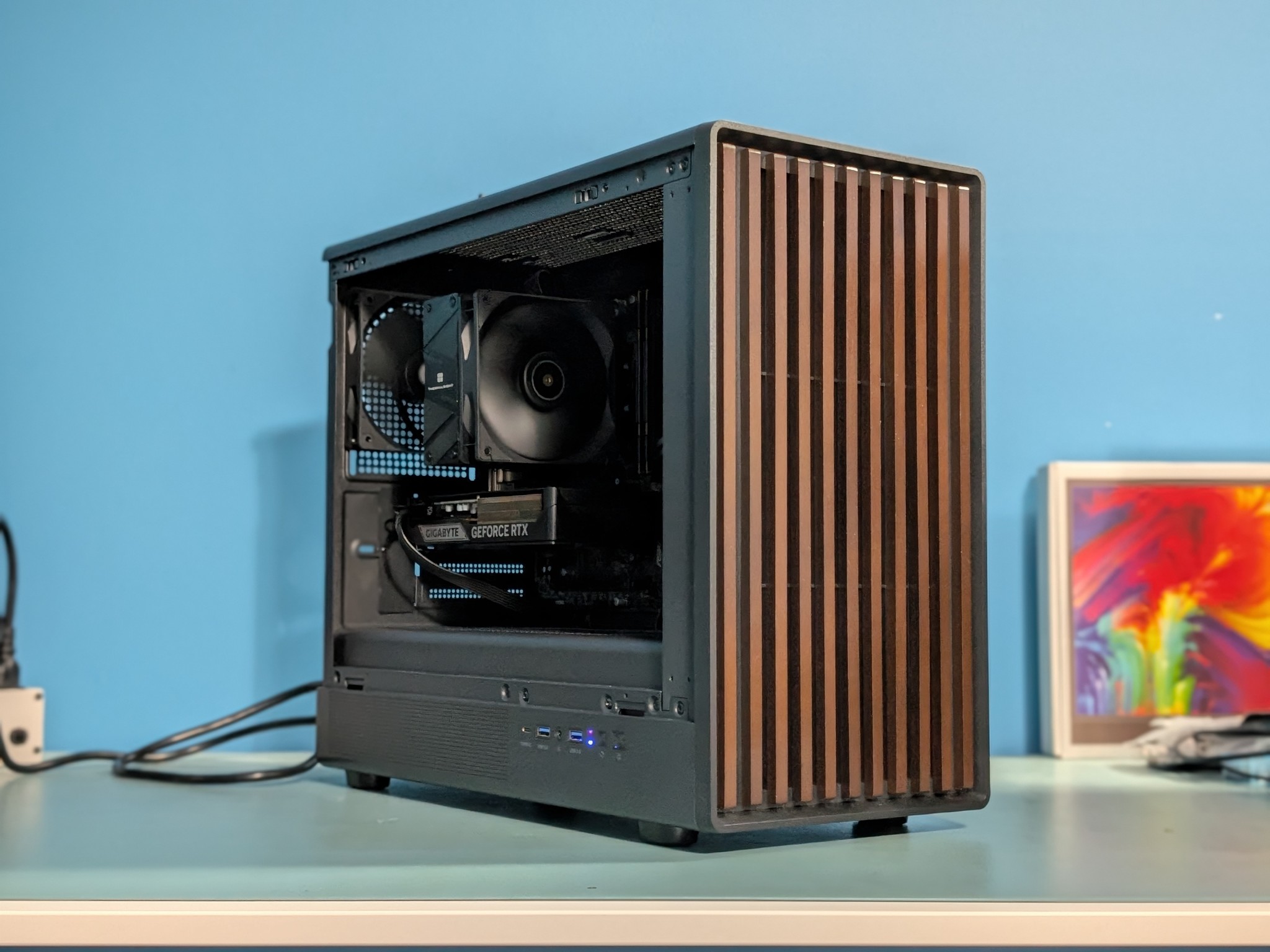 RTX 5060 Ti 16GB Gaming PC – Ryzen 5 7500F | 1440p Ultra | Black & Wood