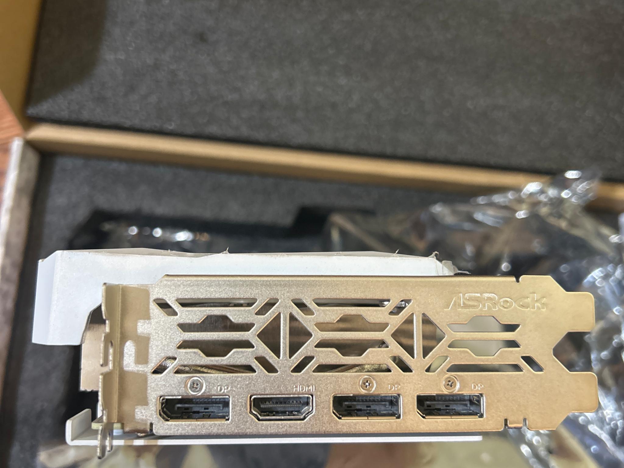 ASRock AMD Radeon RX 7600 XT Steel Legend RGB Overclocked Triple Fan 16GB GDDR6 PCIe 4.0 GPU