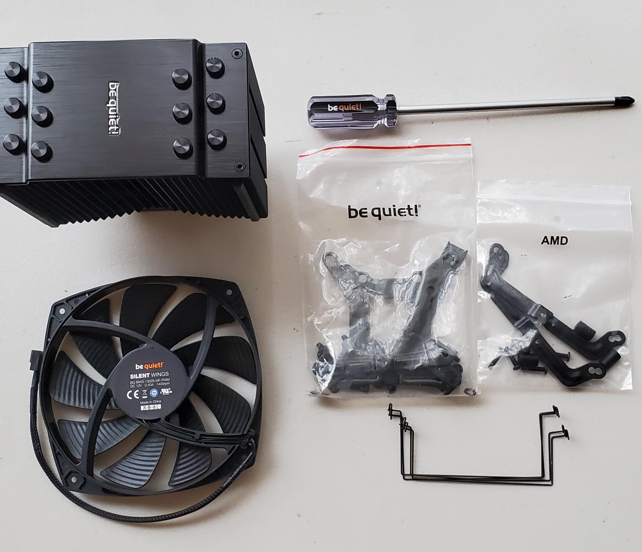 be quiet! Dark Rock 4  - CPU Cooler  - 200W TDP Intel & AMD - BK021
