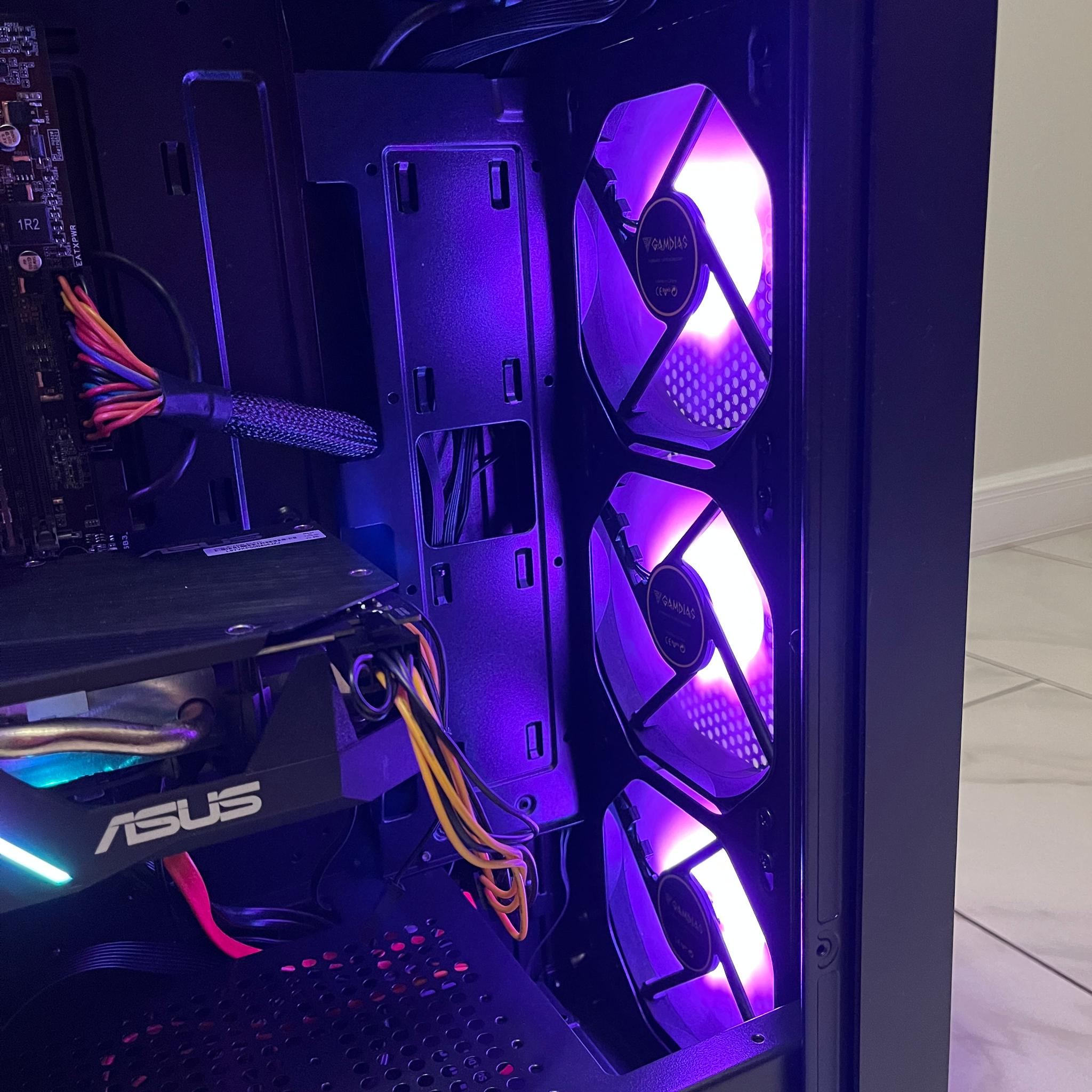 NVIDIA RTX 2060, Intel Core i5-6400, 16GB RAM, 750GB Storage, RGB Gaming PC w/ Wi-Fi & BT