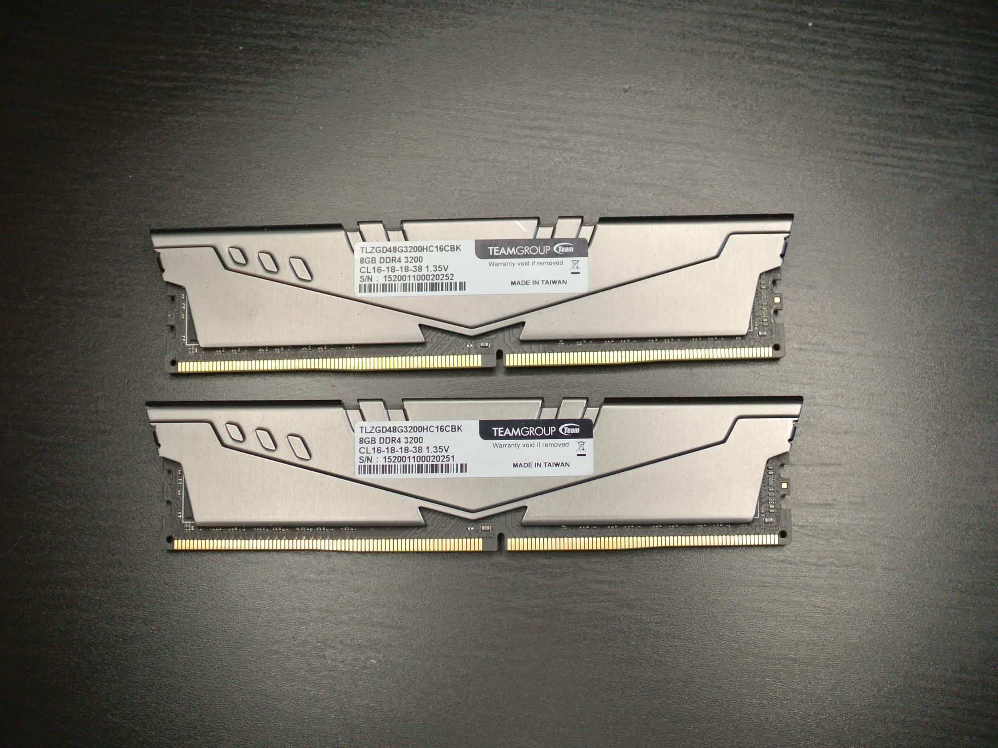 Team Group T-Force Vulcan Z 16GB (2x8GB) 3200 CL16 DDR4 RAM Memory