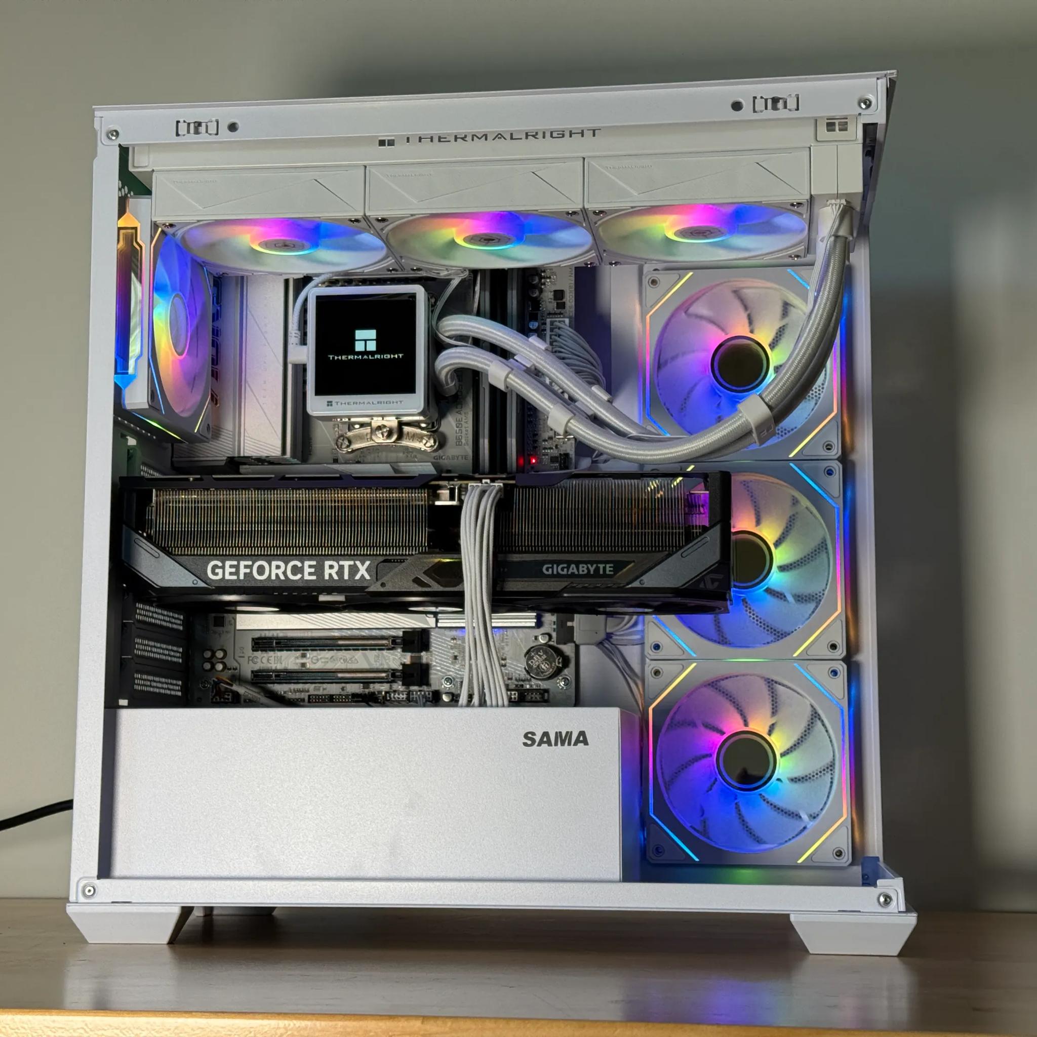 RTX 5090 Ryzen 9950x Gaming/Workstation Behemoth 96gb DDR5 4TB SSD