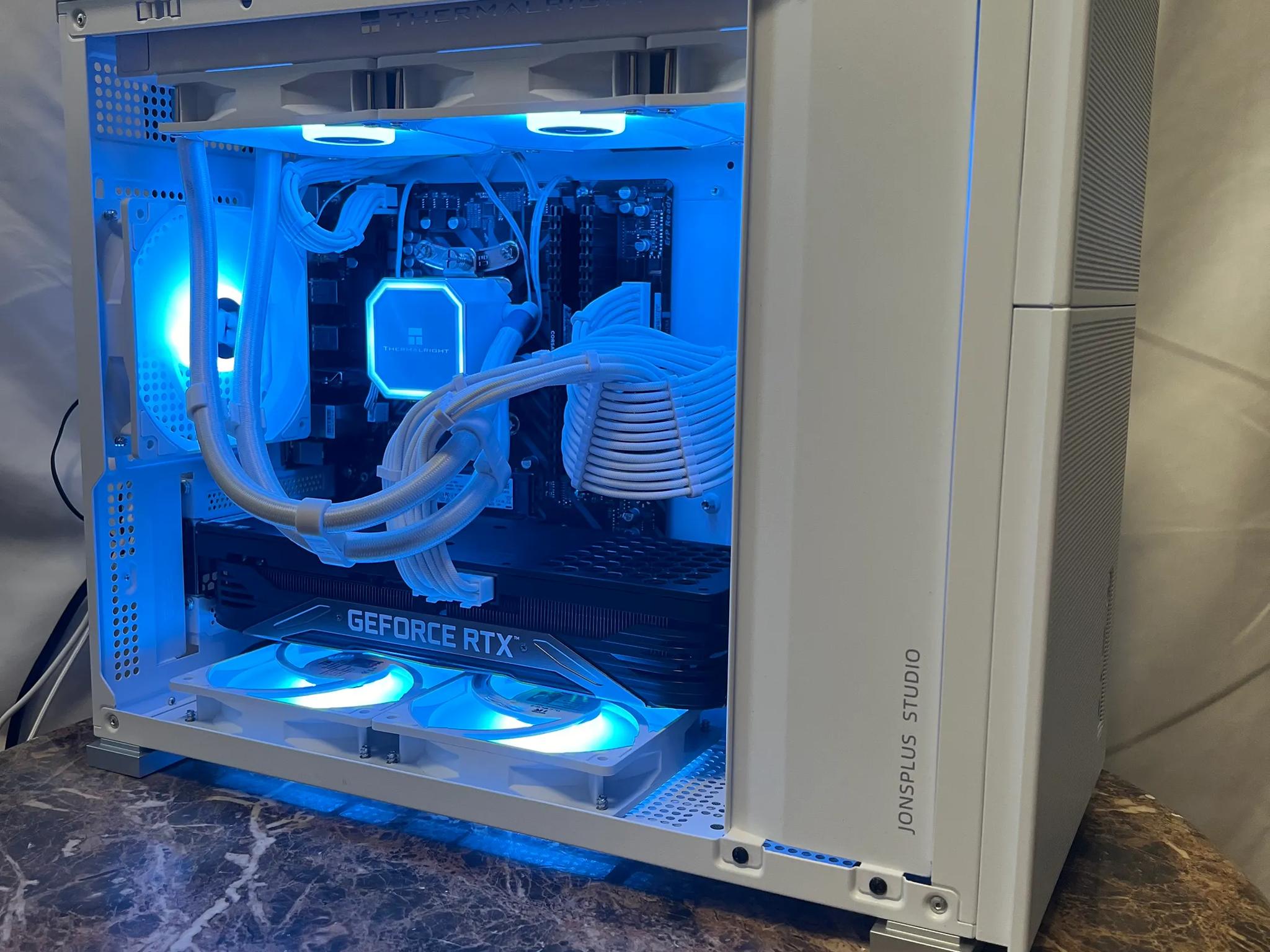 📦🤍 White Box 📦🤍 | RTX 3070 Mini Liquid Cooled PC | Ryzen 5 | 16GB RAM | 1TB Fast SSD