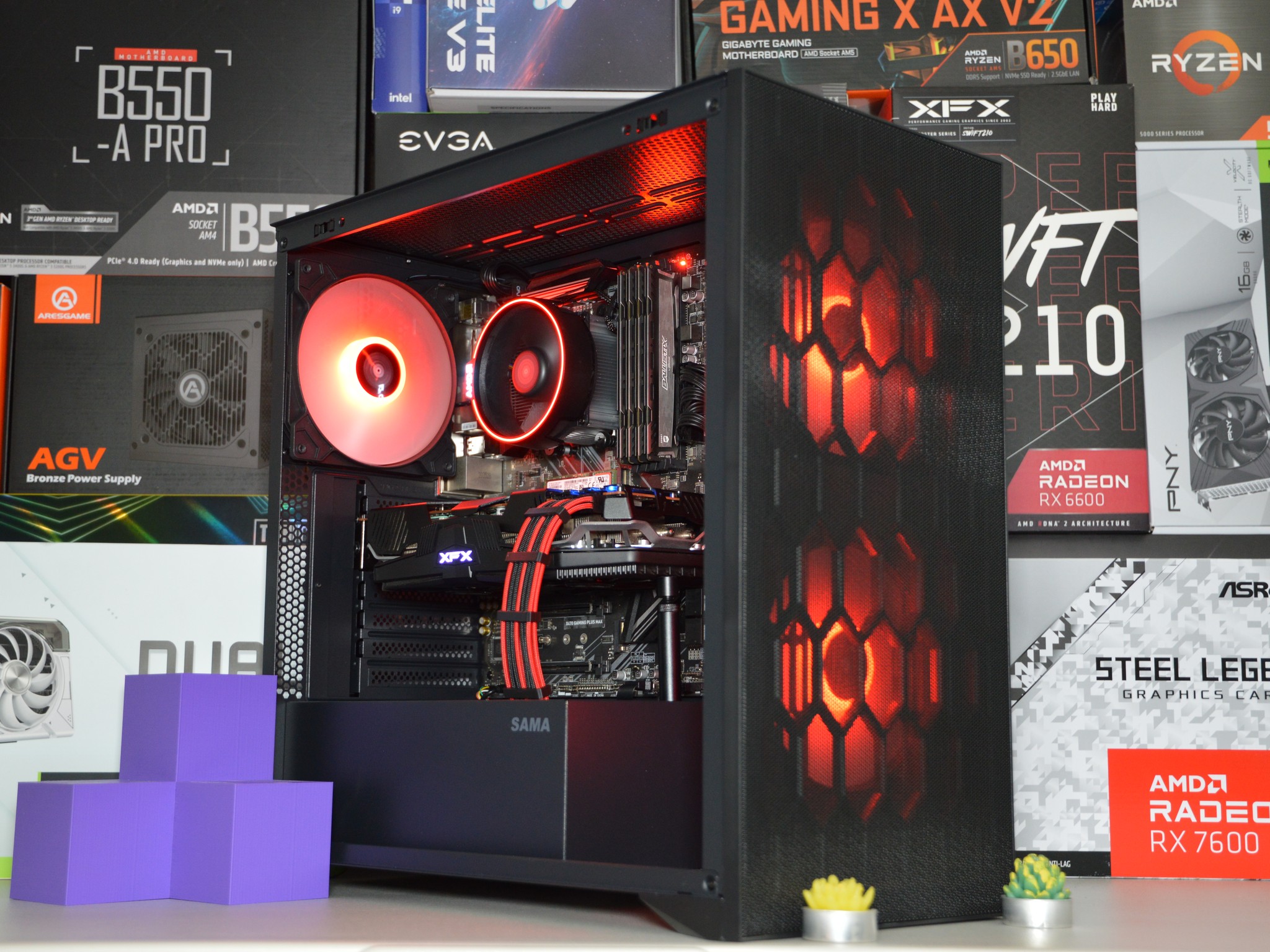🔴👺 | RX 5700XT 8GB | RYZEN 7 2700 | 16GB DDR4 RAM | 1TB NVME SSD | Crimson Beast |