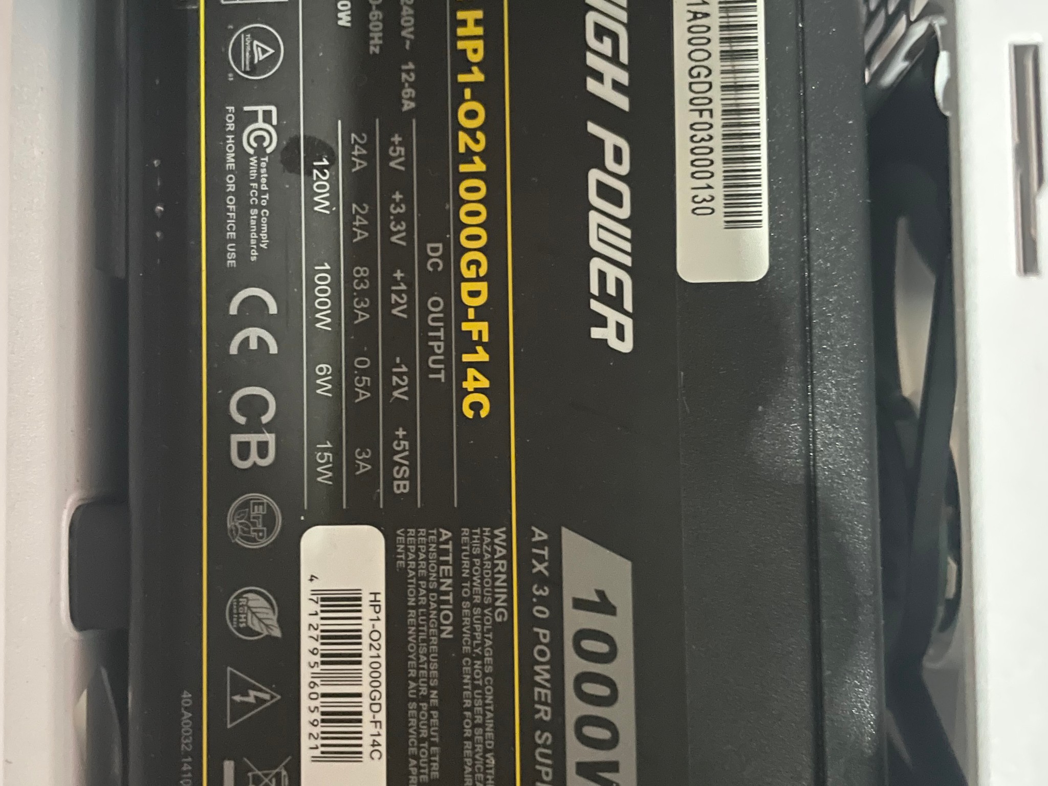 1000w PSU High Power