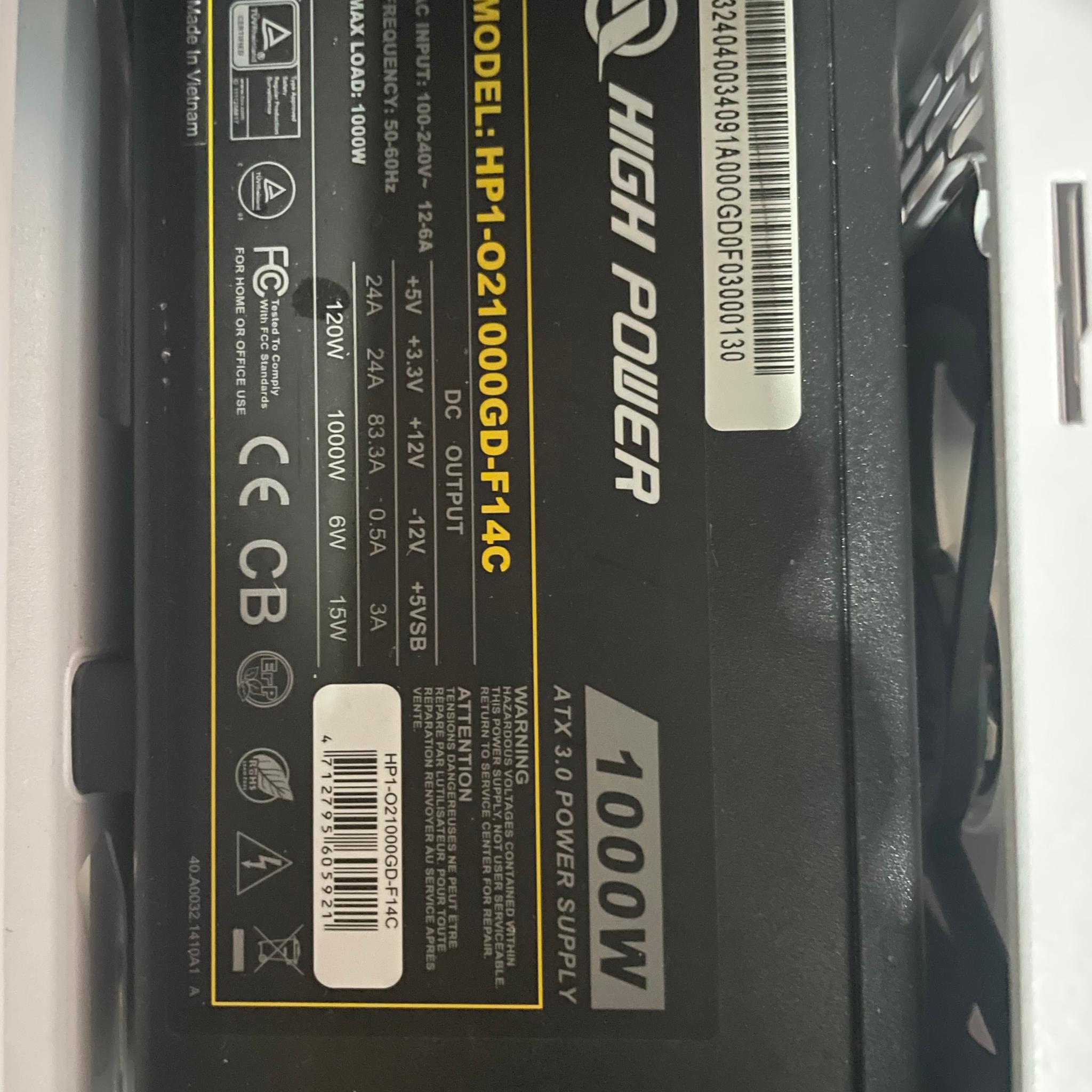 1000w PSU High Power