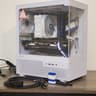 White + Blue Gaming PC | GTX 1070 | i5 8400 | 16GB | 512GB | ARGB | Wi-Fi + BT