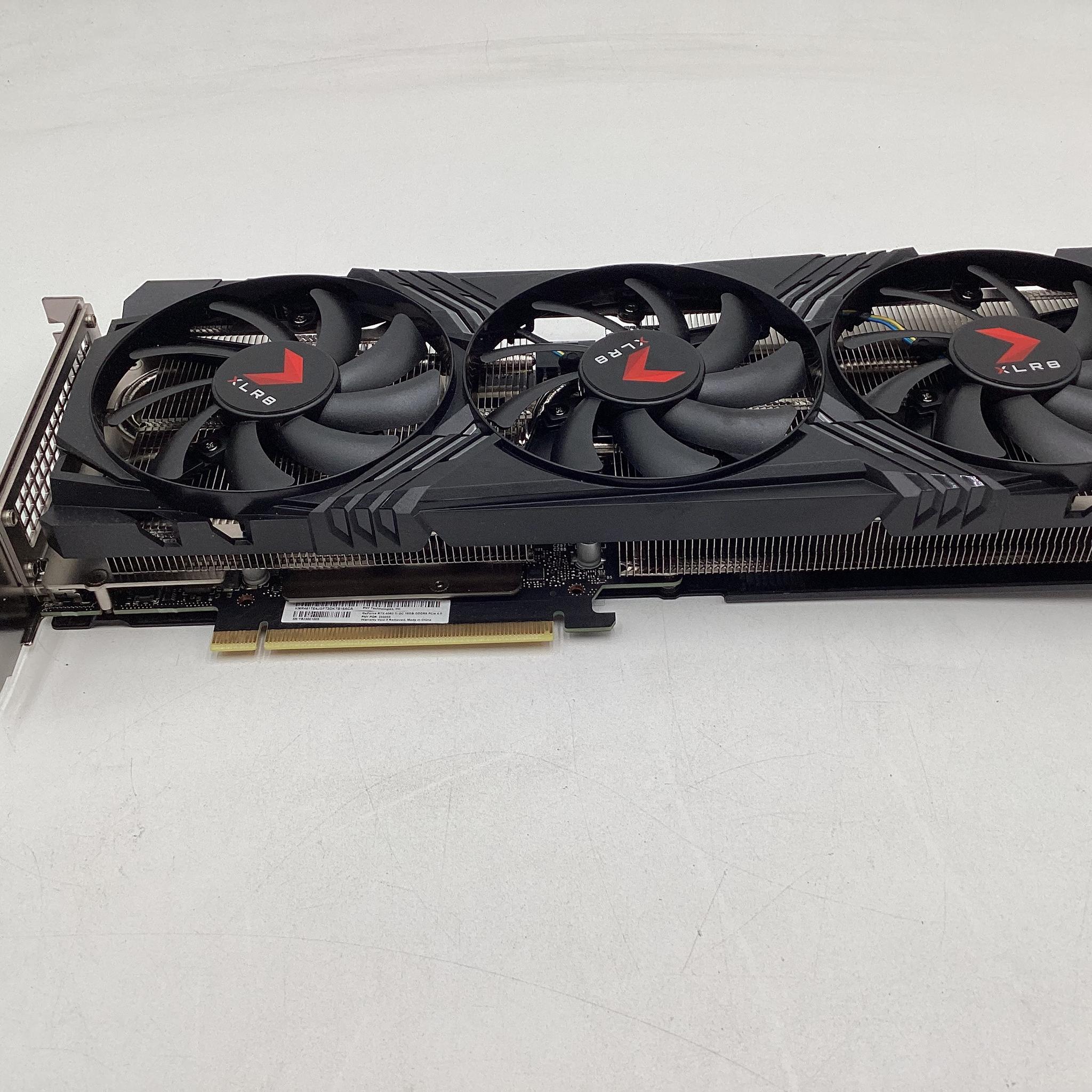 PNY GeForce RTX™ 4060 Ti 8GB XLR8 Gaming Verto™ RGB Triple Fan Graphics Card DLSS 3