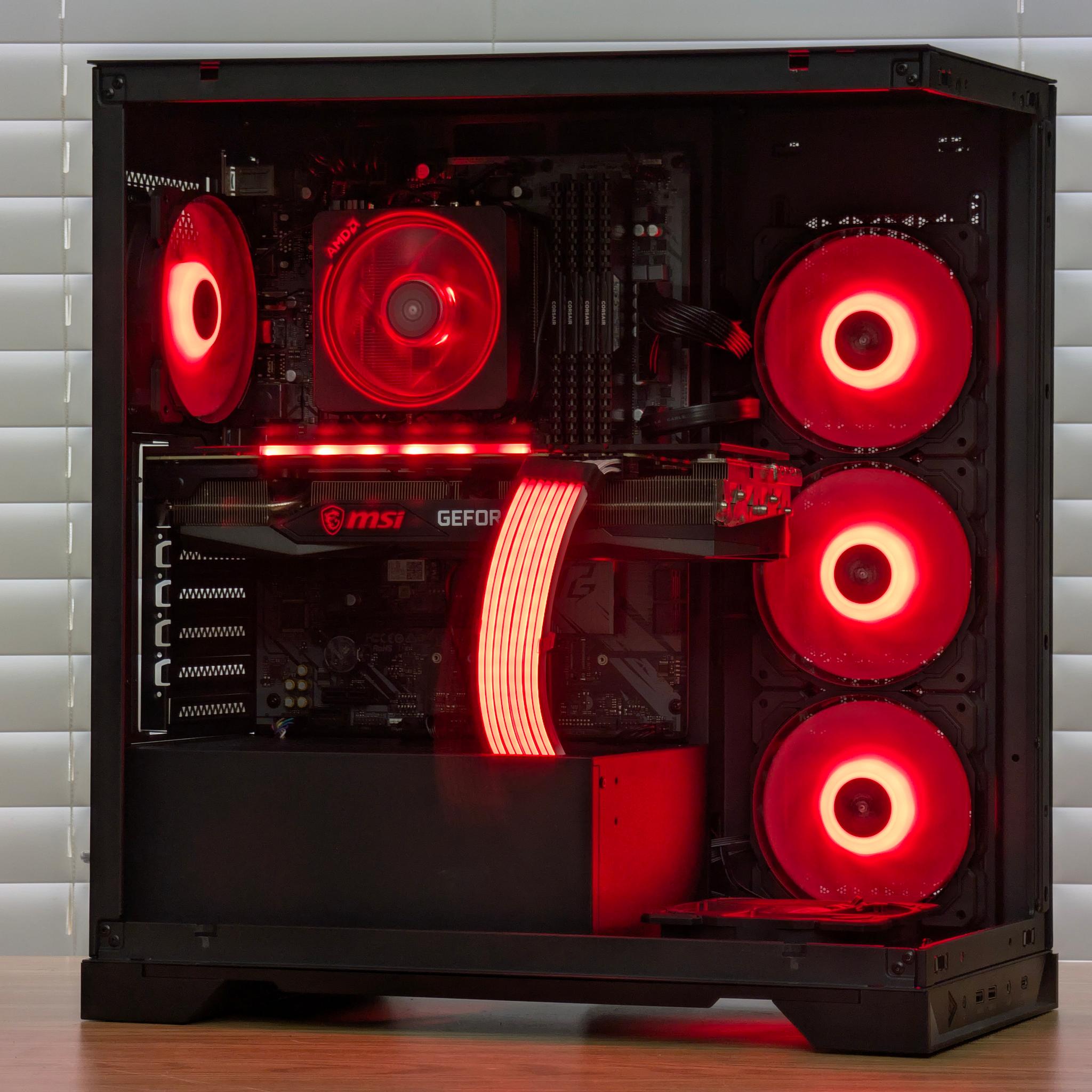 ❤️🖤Ryzen 7 3700x | RTX 3070 | 32GB DDR4 | 1TB SSD | Gaming PC🖤❤️