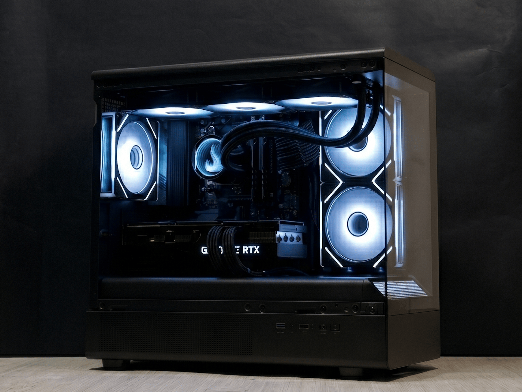 RTX 3080, Ryzen 7 3700X, 32GB DDR4, 1TB NVMe SSD, WiFi - Liquid Cooled Gaming PC
