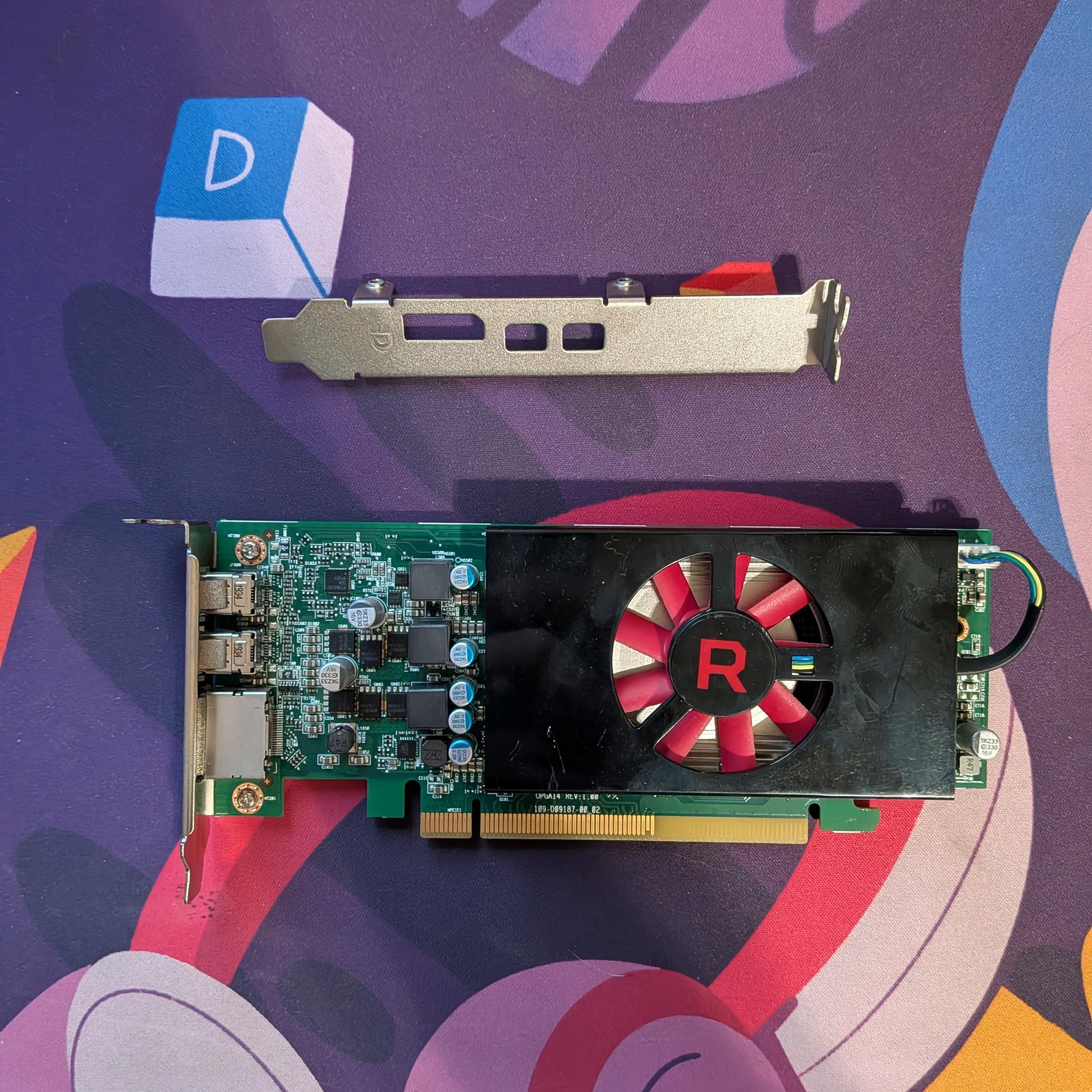 DELL R9J9P AMD Radeon RX 550 4GB GDDR5 PCIe Graphics Card Low/Full Profile Display Port
