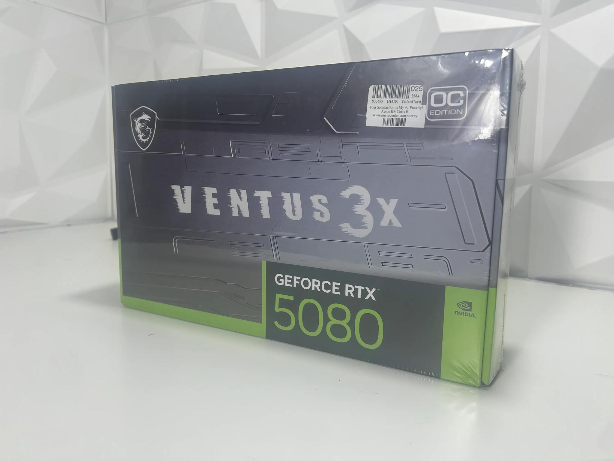 [Selling at Cost] MSI Ventus 3X RTX 5080 OC