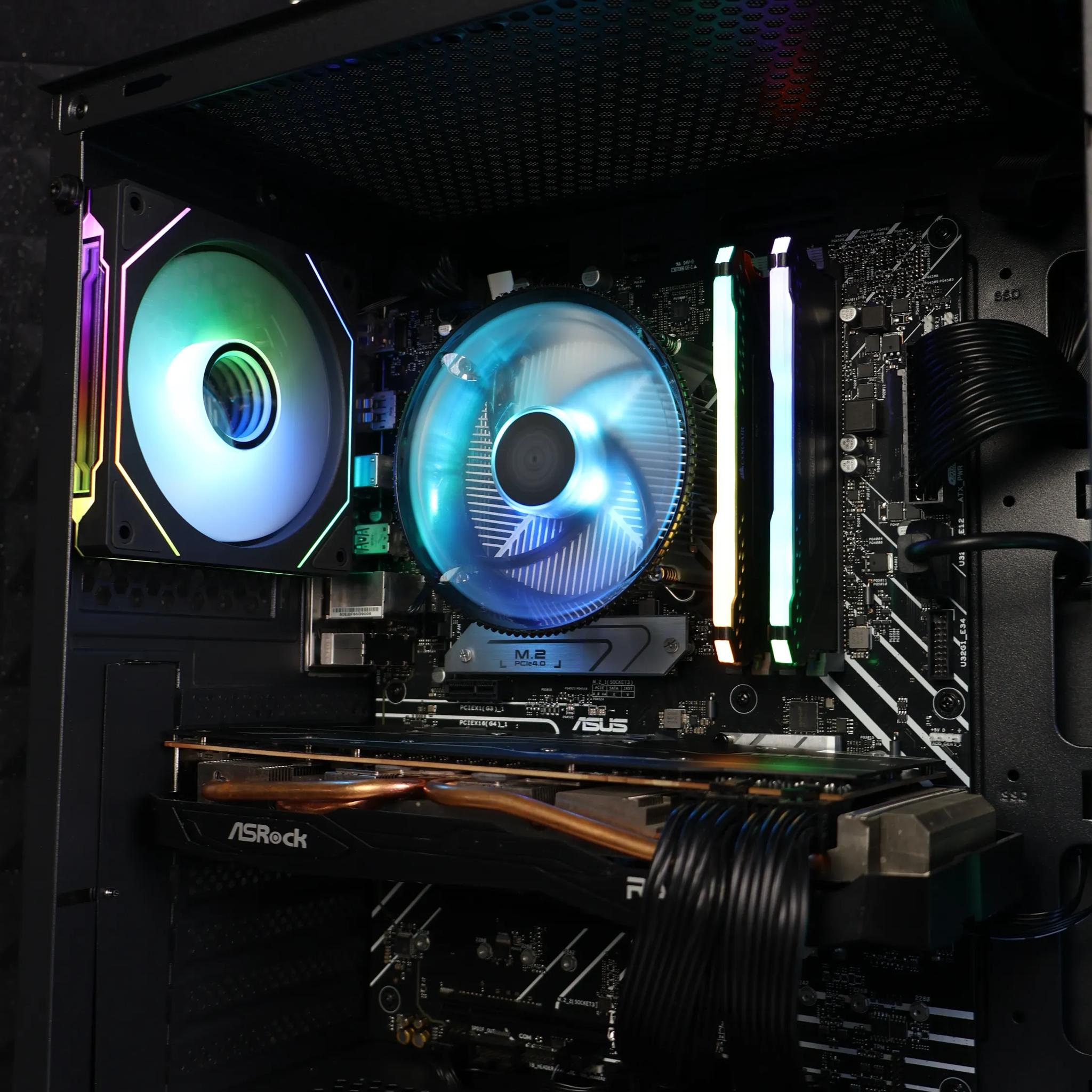 ⚫ Intel Core i5 12400F/RX 6700XT Gaming/Streaming PC ⚫