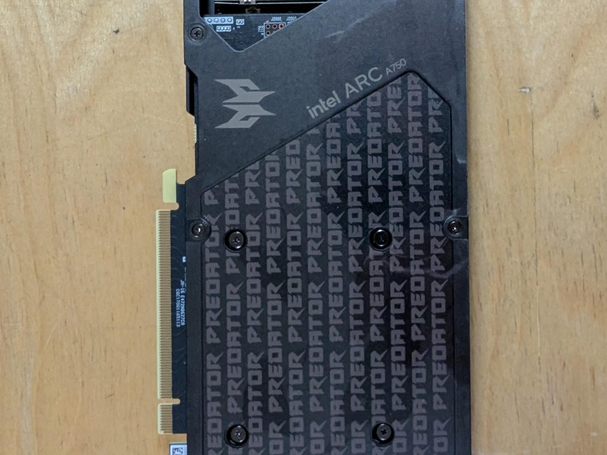 Acer Intel ARC A750 Predator 8gb OC