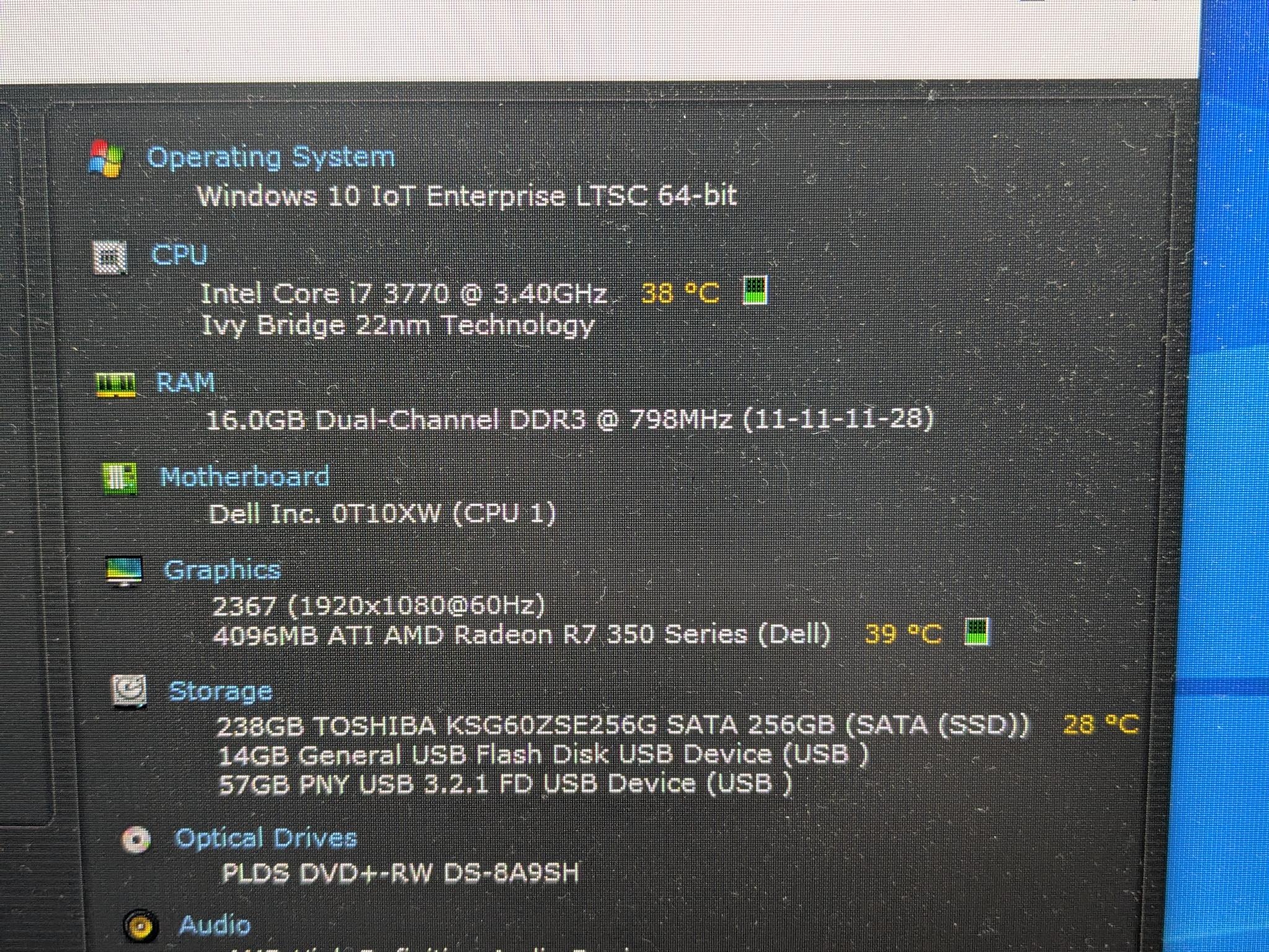 "Little Brother Special" | i7-3770, 16GB RAM, 250GB SSD, AMD R7 450, Win10, WiFi
