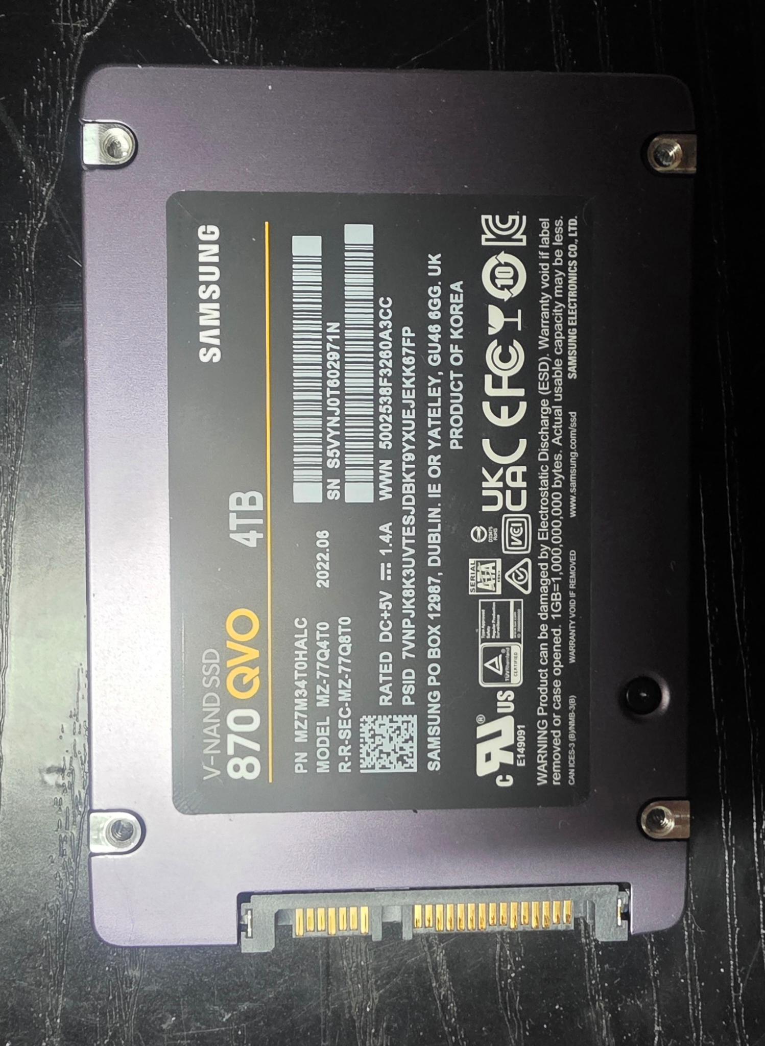 Samsung 970 QVO 4TB