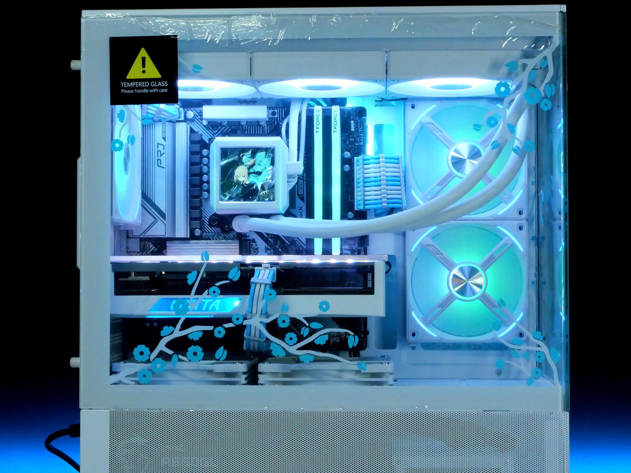 Sakura🗡Saber 🩵|🌸 RTX 4070, Ryzen 7500F, 32GB RAM, 1TB Gen 4.0 nvme