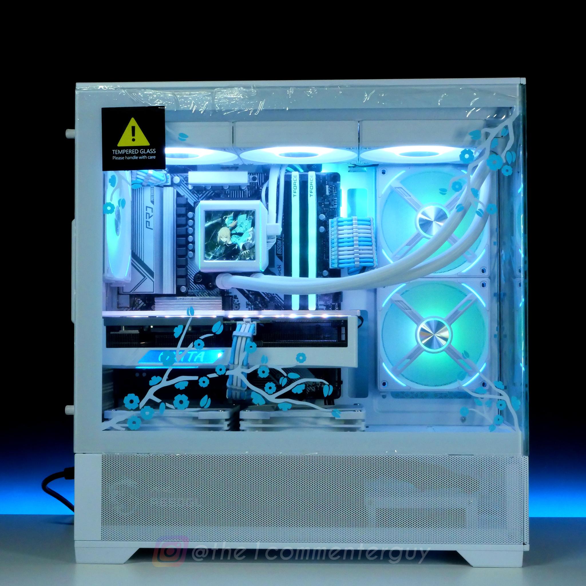 Sakura🗡Saber 🩵|🌸 RTX 4070, Ryzen 7500F, 32GB RAM, 1TB Gen 4.0 nvme