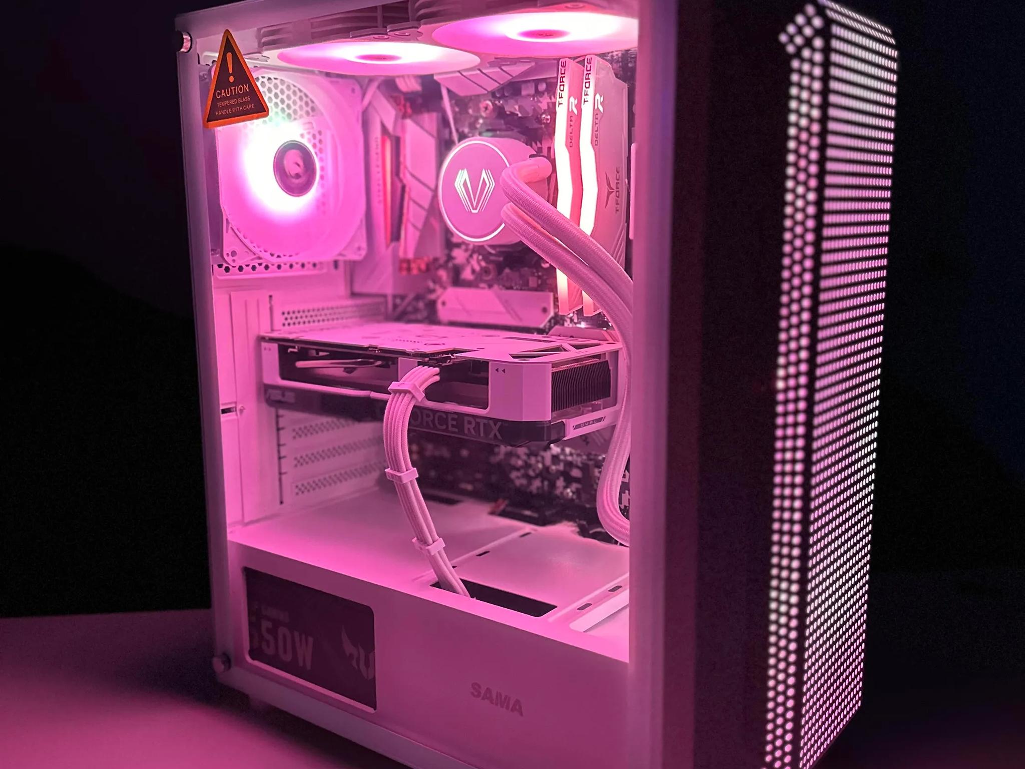 Frostbite ❄️ : Asus 4060 OC| AMD 5600| 1TB NVME| 3600mhz 16GB Ram| Liquid Cooled| Win 10