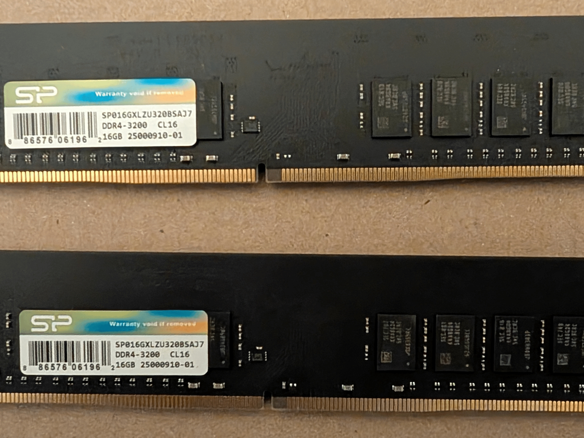 Silicon Power Gaming Series 32GB (2x16GB) DDR4 3200MT/s CL16 Desktop RAM Kit
