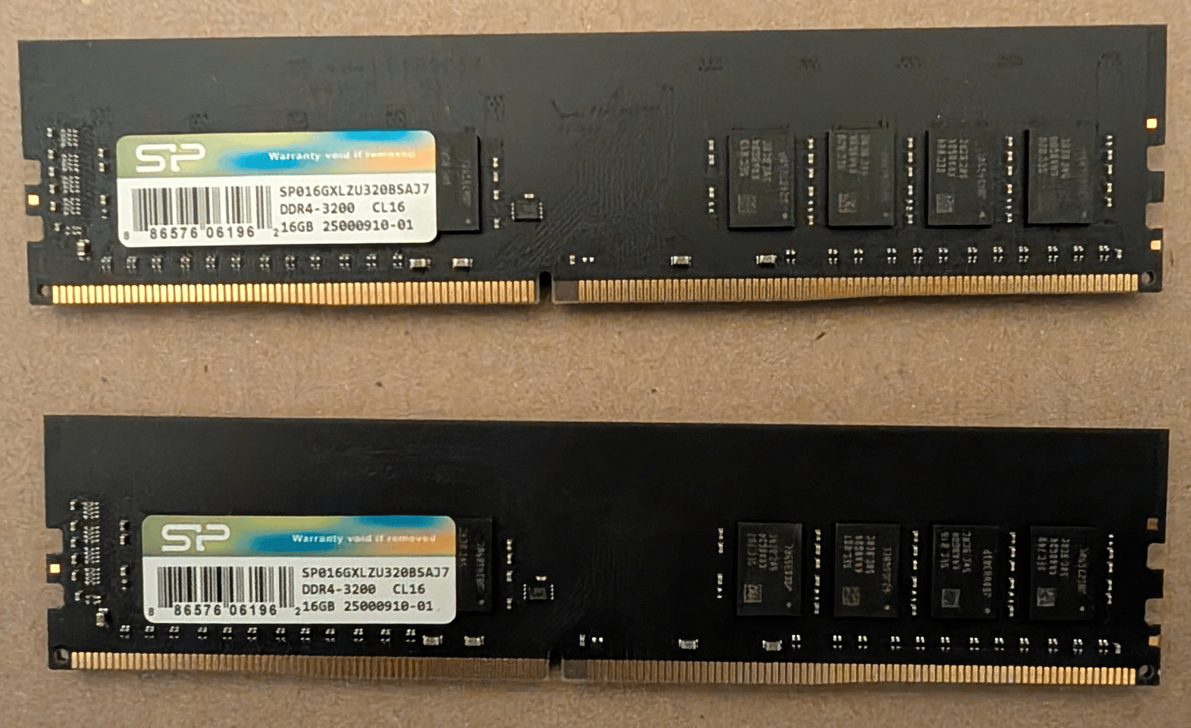 Silicon Power Gaming Series 32GB (2x16GB) DDR4 3200MT/s CL16 Desktop RAM Kit