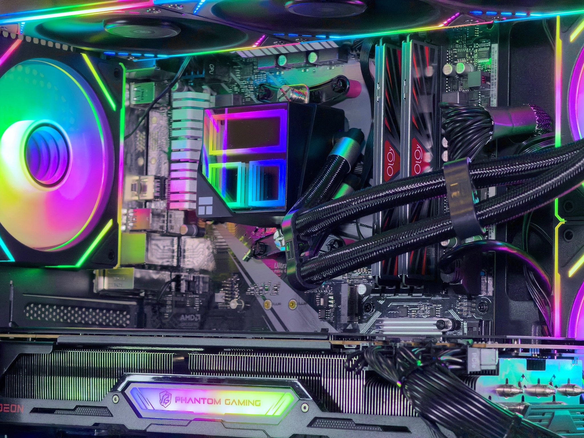 🌈 Free Ship | RX 6800XT | Ryzen 7 5800XT | 16gb Ram | (2x) 500GB SSD | ARGB 🌈