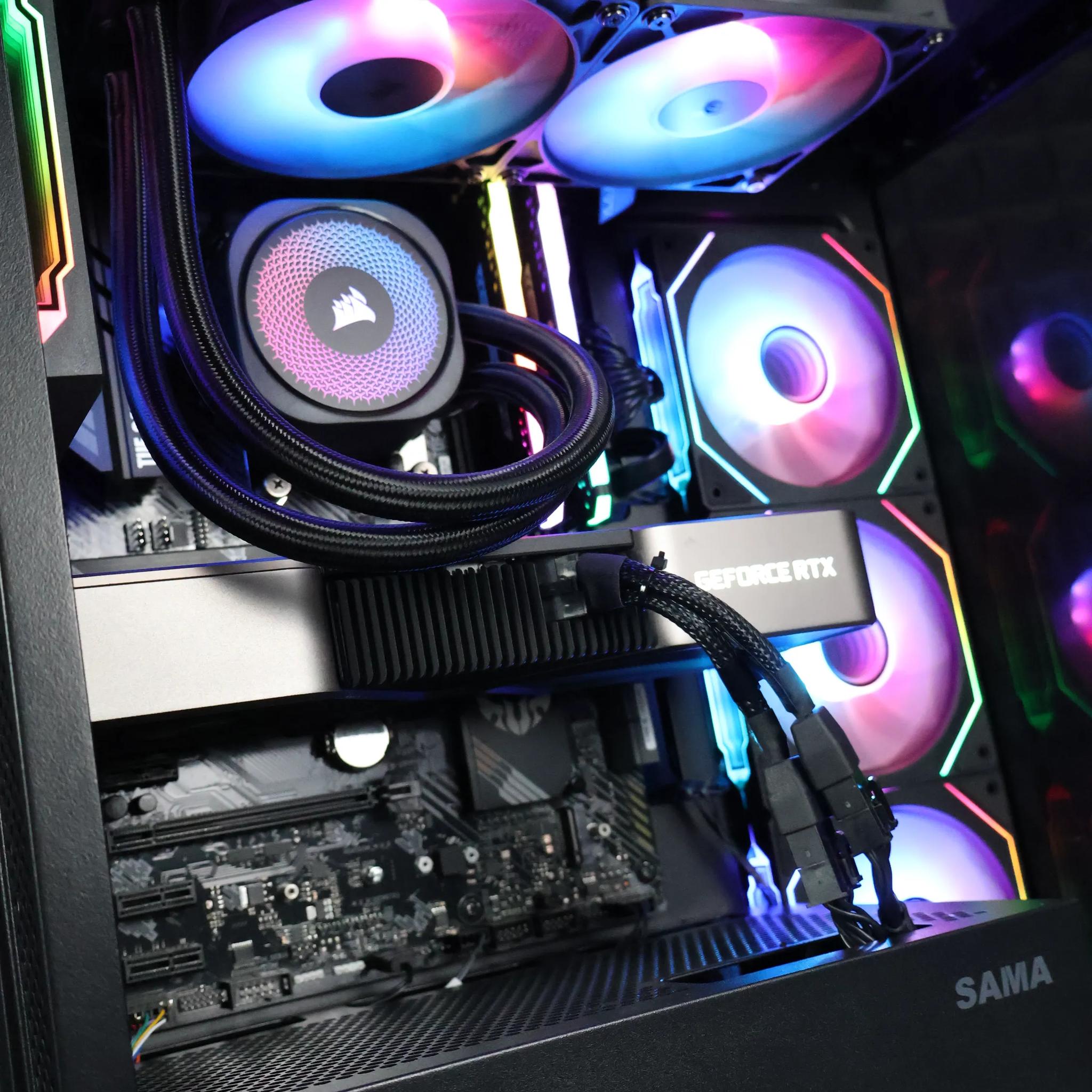⚫ Ryzen 7 5800X/RTX 3080 10GB Gaming/Streaming PC ⚫