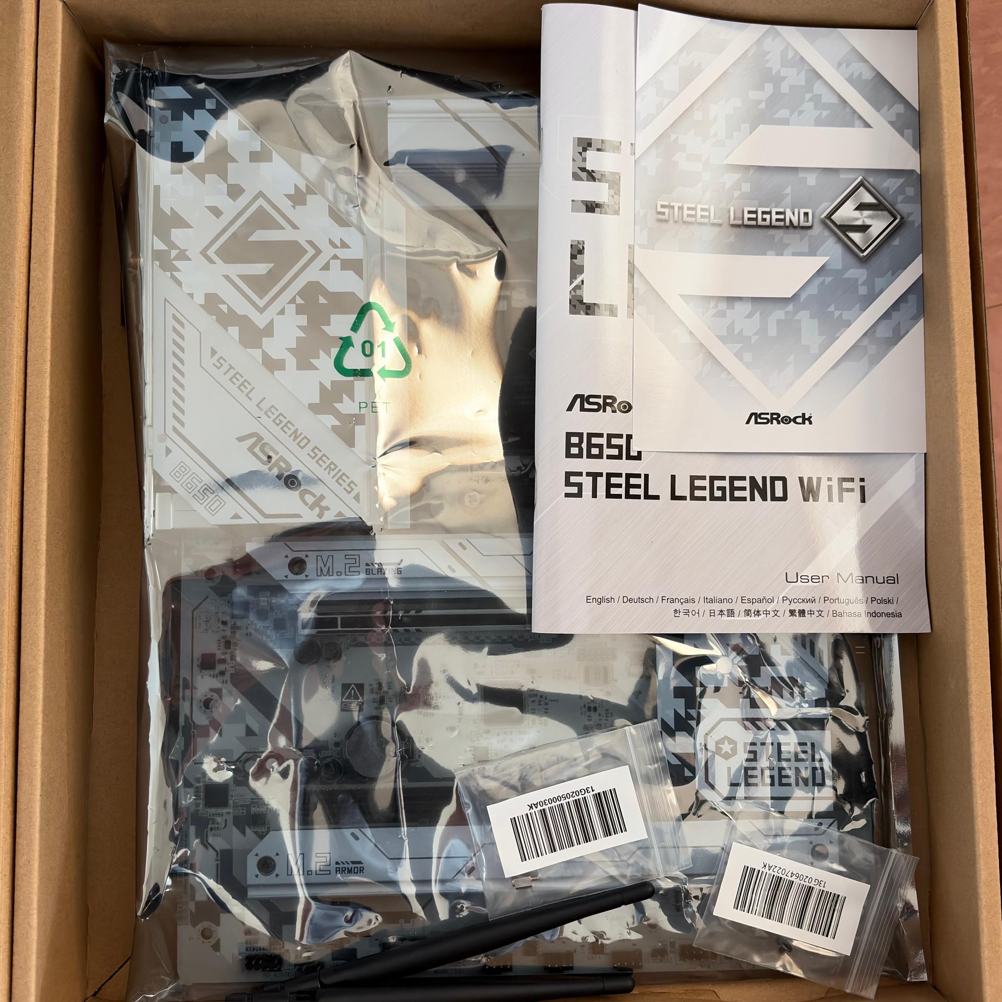 ASRock B650 Steel Legend WiFi | AMD AM5 motherboard (for Ryzen 9000/8000/7000 CPUs)