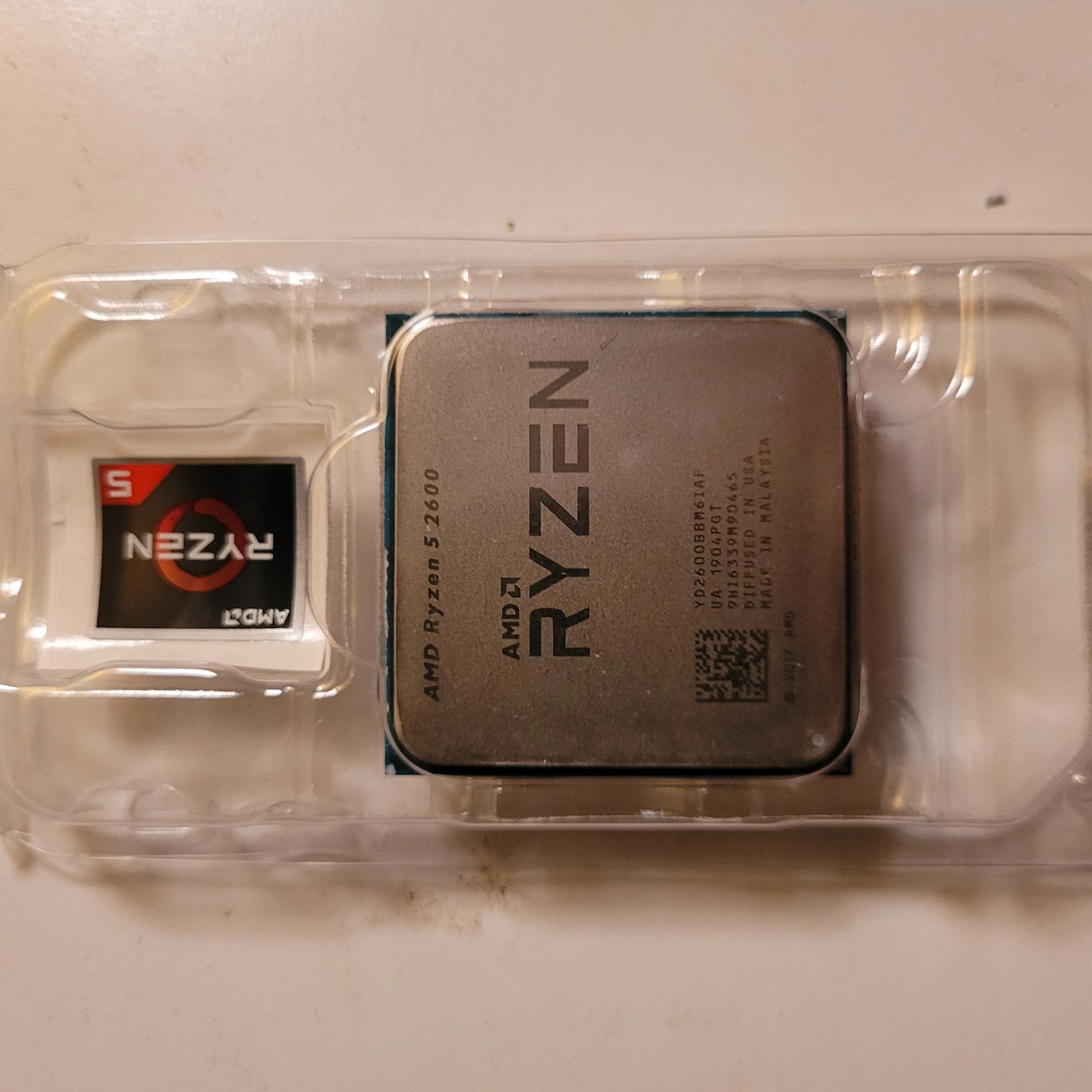 Ryzen 5 2600 6-Core Processor AM4 Socket