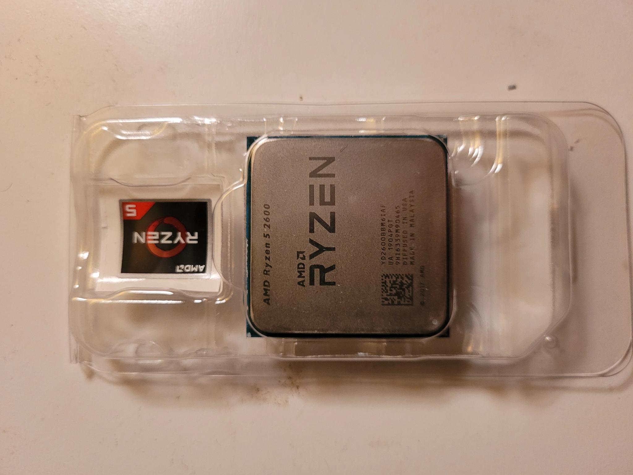 Ryzen 5 2600 6-Core Processor AM4 Socket