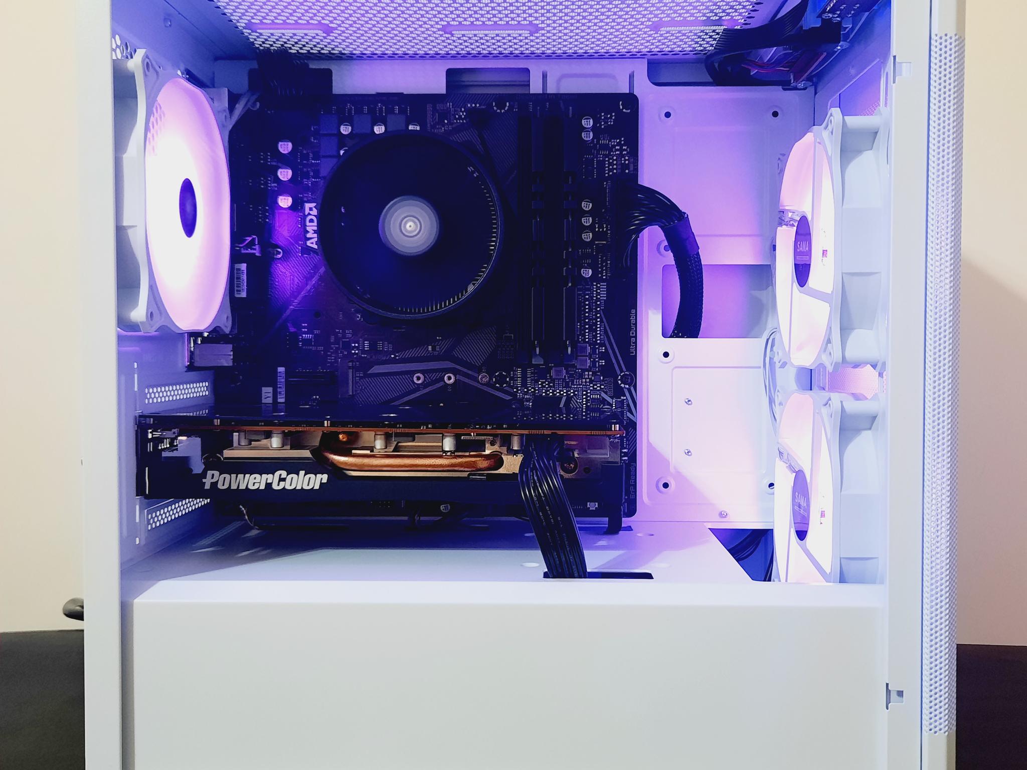 ⚡Best Value White Gaming PC - Ryzen 3 3100 ● 16GB RAM ● 1TB SSD - AMD RX 5600 XT 6GB