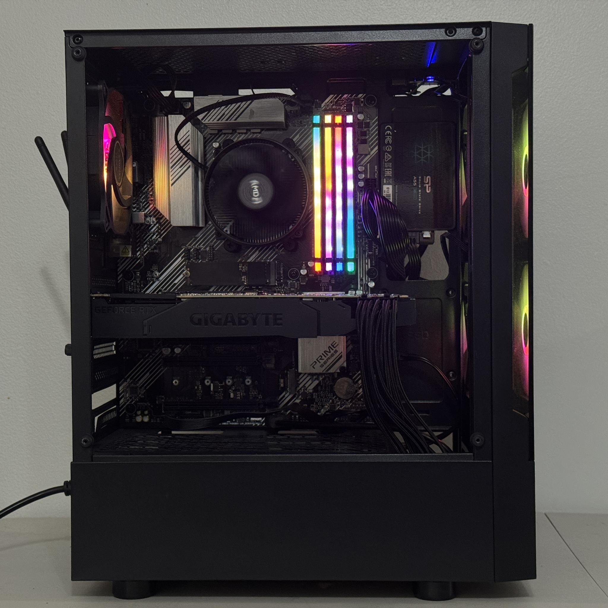 Ryzen 5 5500 + RTX 2080 | 32GB RAM | 1TB NVMe Gaming PC