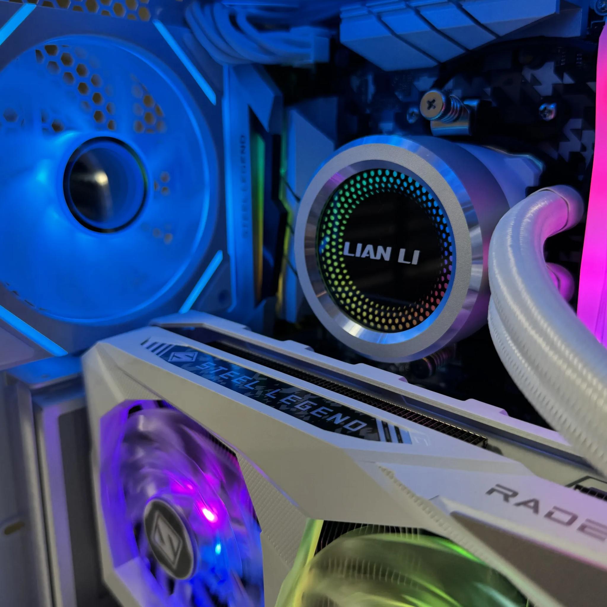 ⚪Steel Legend Boss⚪ 1440p/4K Gaming/Streaming | Ryzen 7 5700X3D, RX 7800XT, 1TB SSD, 32GB RAM