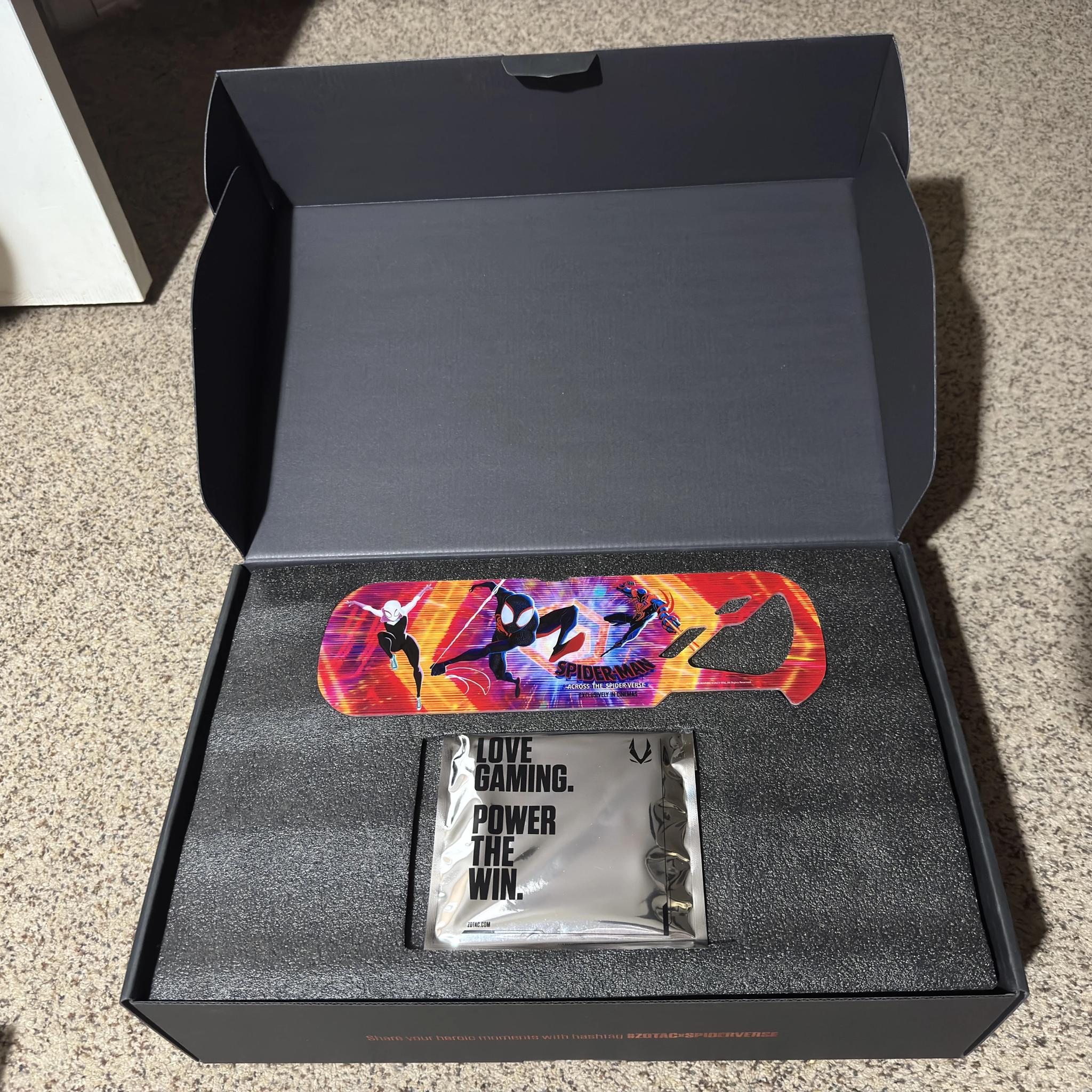 Spiderman Edition - ZOTAC GAMING GeForce RTX 4070 Ti AMP Extreme AIRO - OPEN BOX - Rare