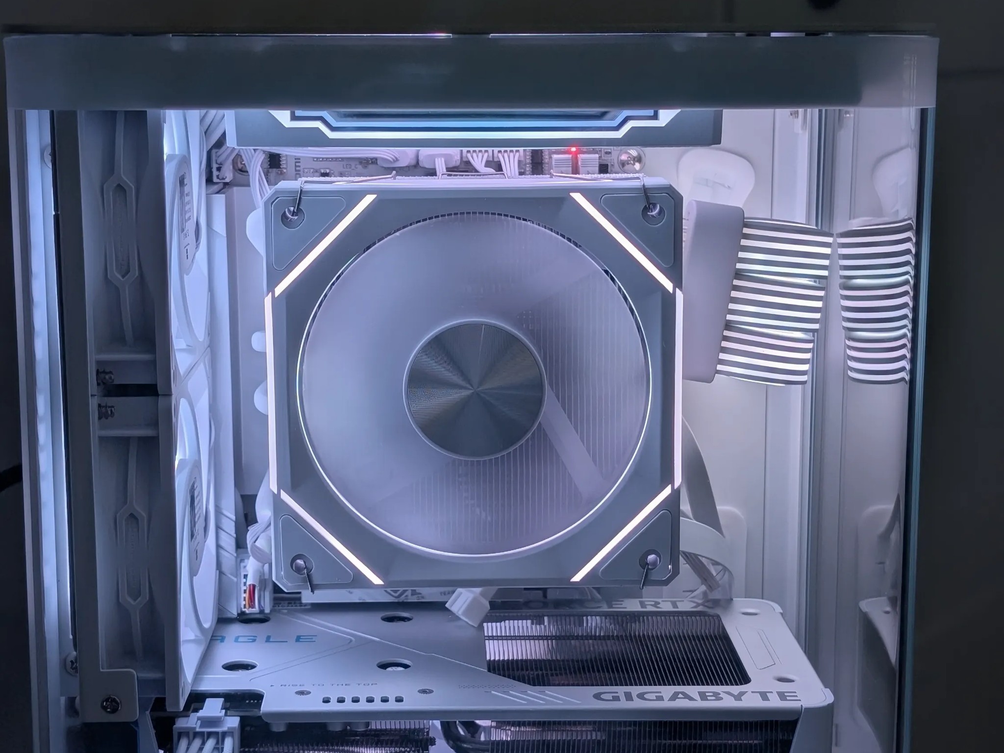 Mini ITX tiny fishtank! 5060 Ti 16GB + 9600X