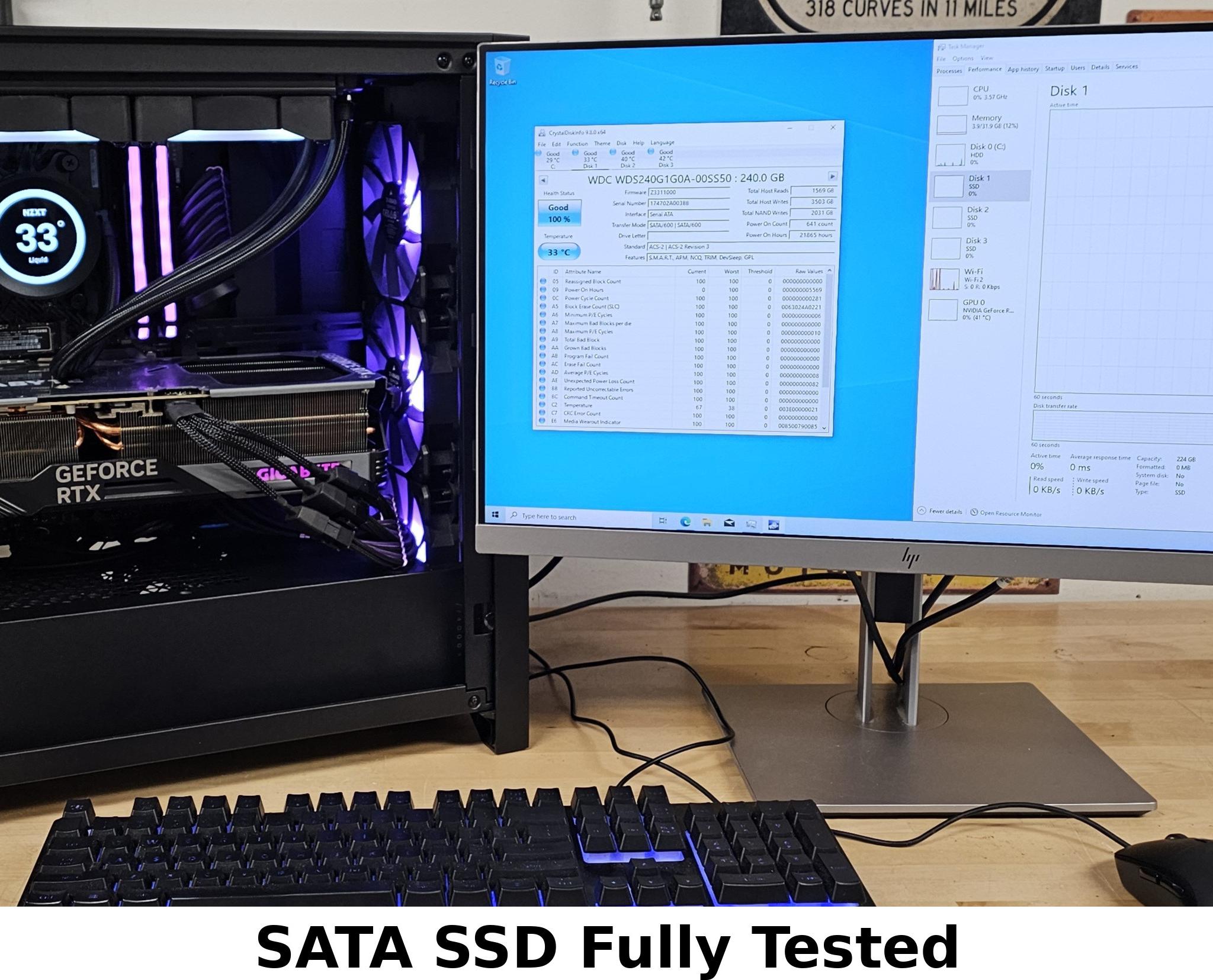 240GB 2.5" SATA SSD WD GREEN