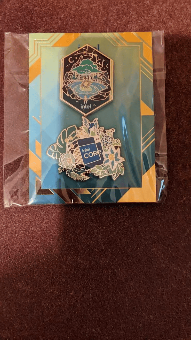 BNOB Intel Alder Lake pins and stickers