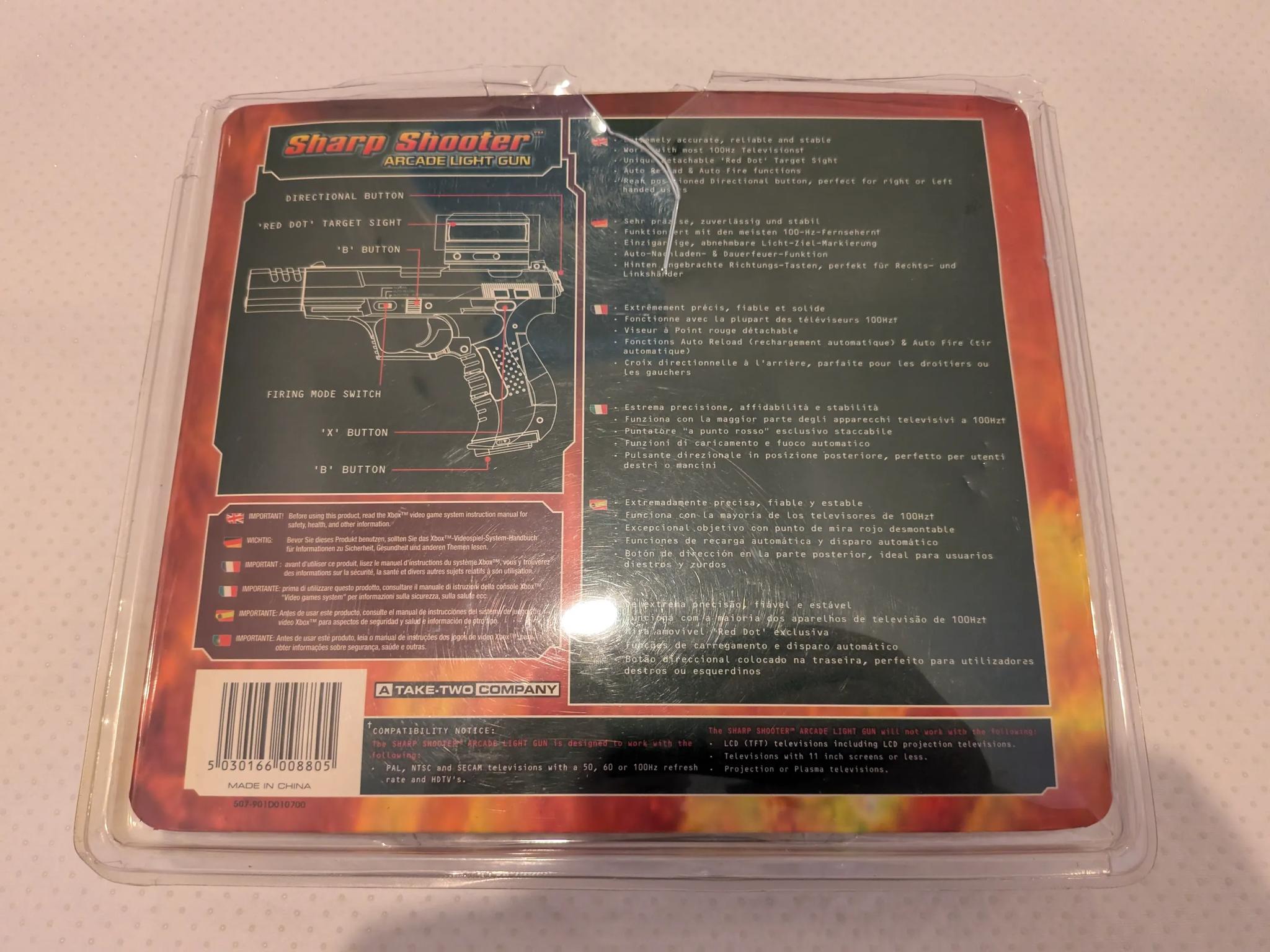 Joytech Sharp Shooter Arcade light gun for Xbox