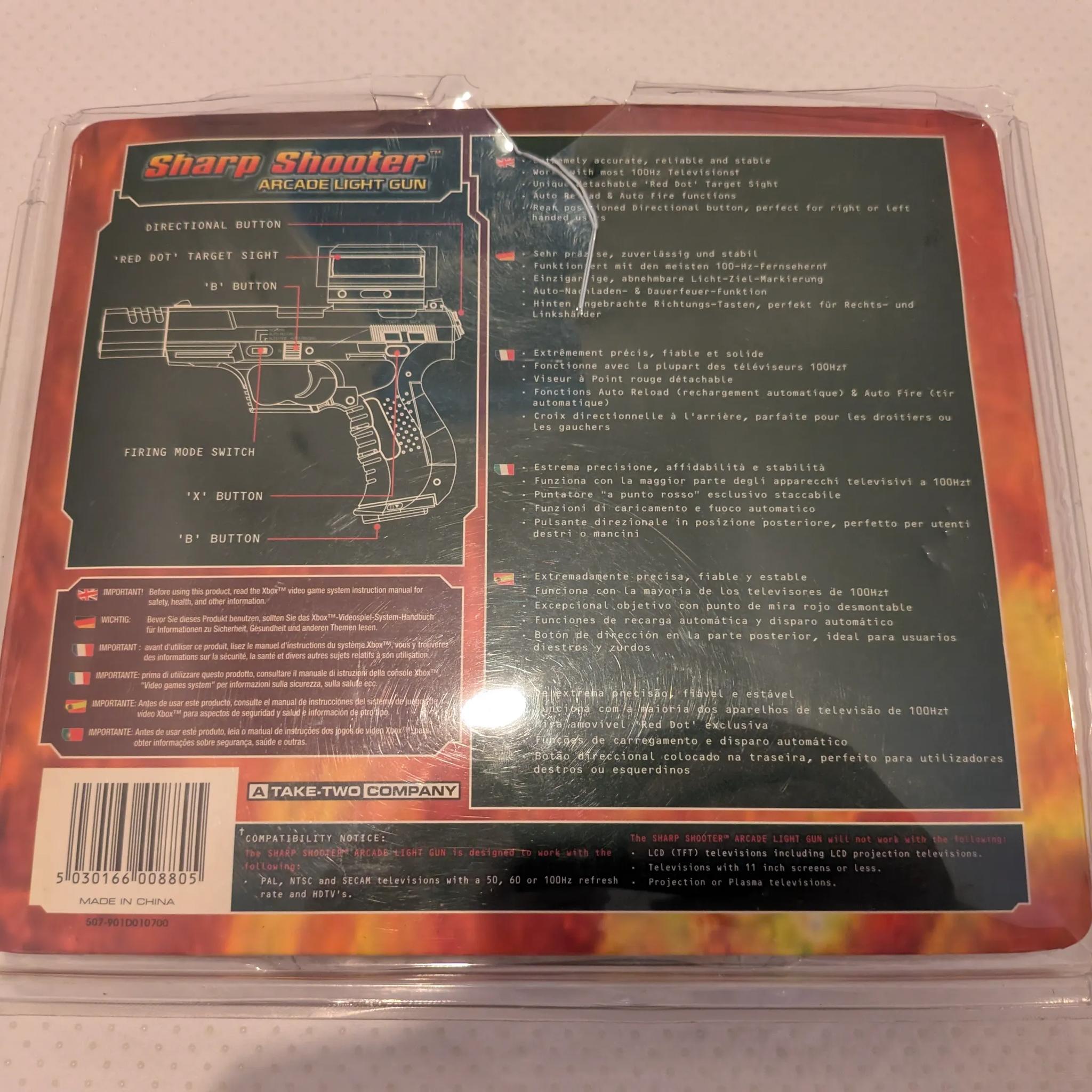 Joytech Sharp Shooter Arcade light gun for Xbox