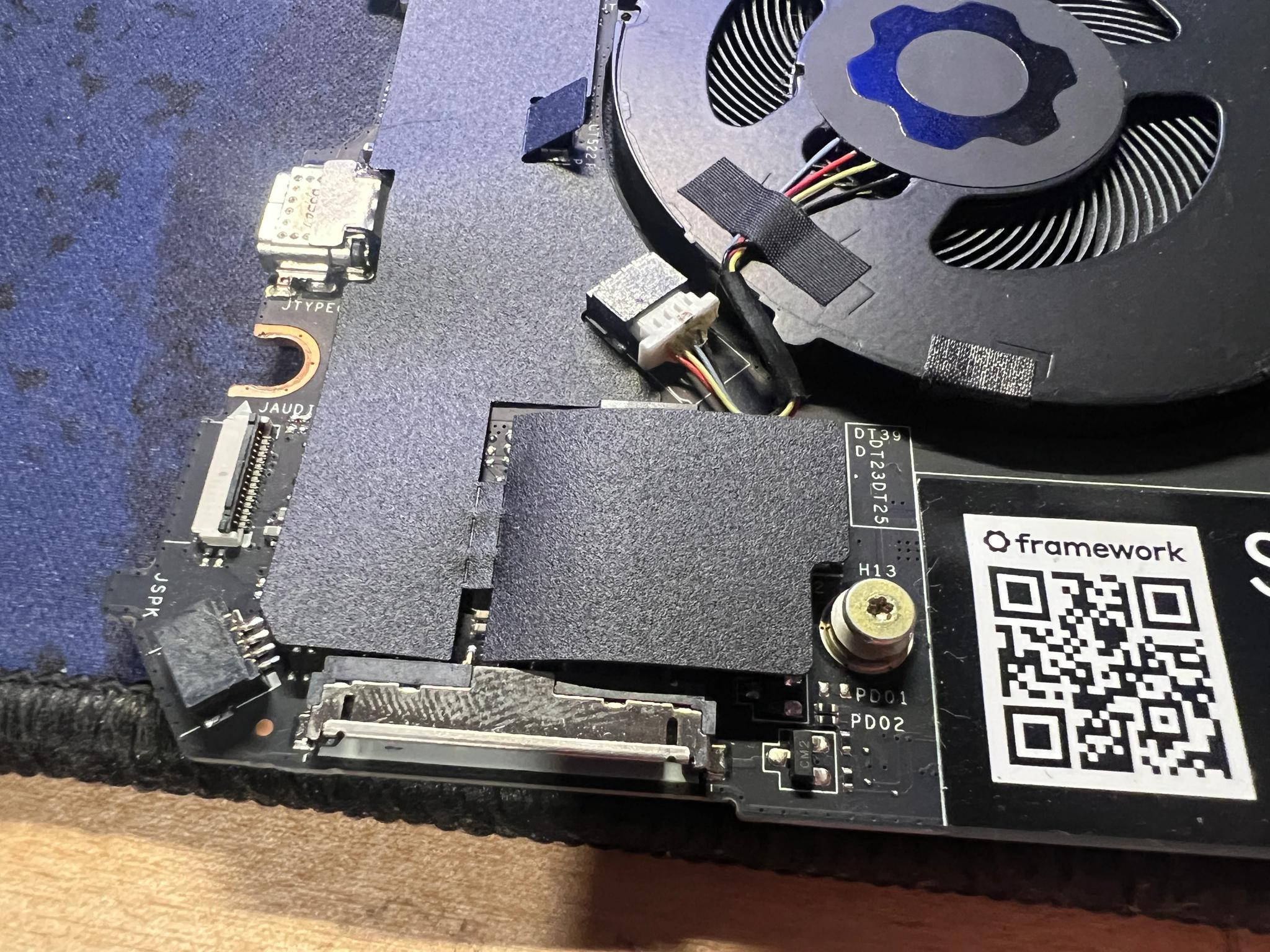 USED-Framework 13 1135G7 Mainboard ONLY