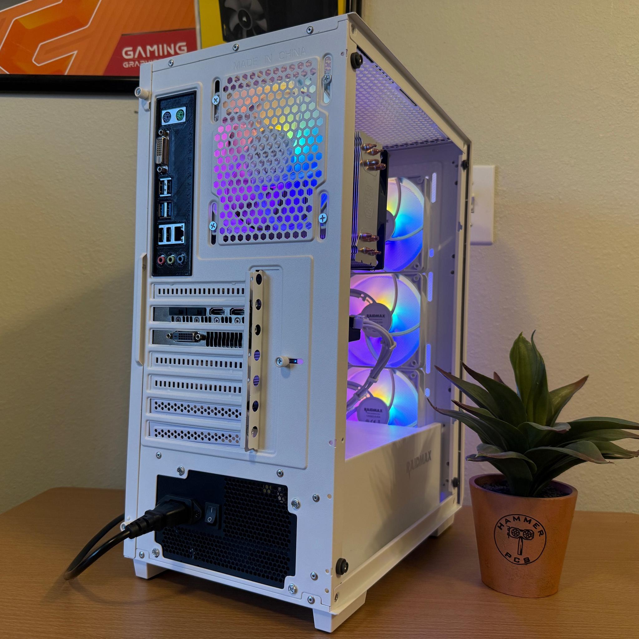 🔮Custom Built White RGB Gaming PC🔮| Intel i5, GTX 1060, Windows 11 | GTA V, Fortnite, Roblox, more
