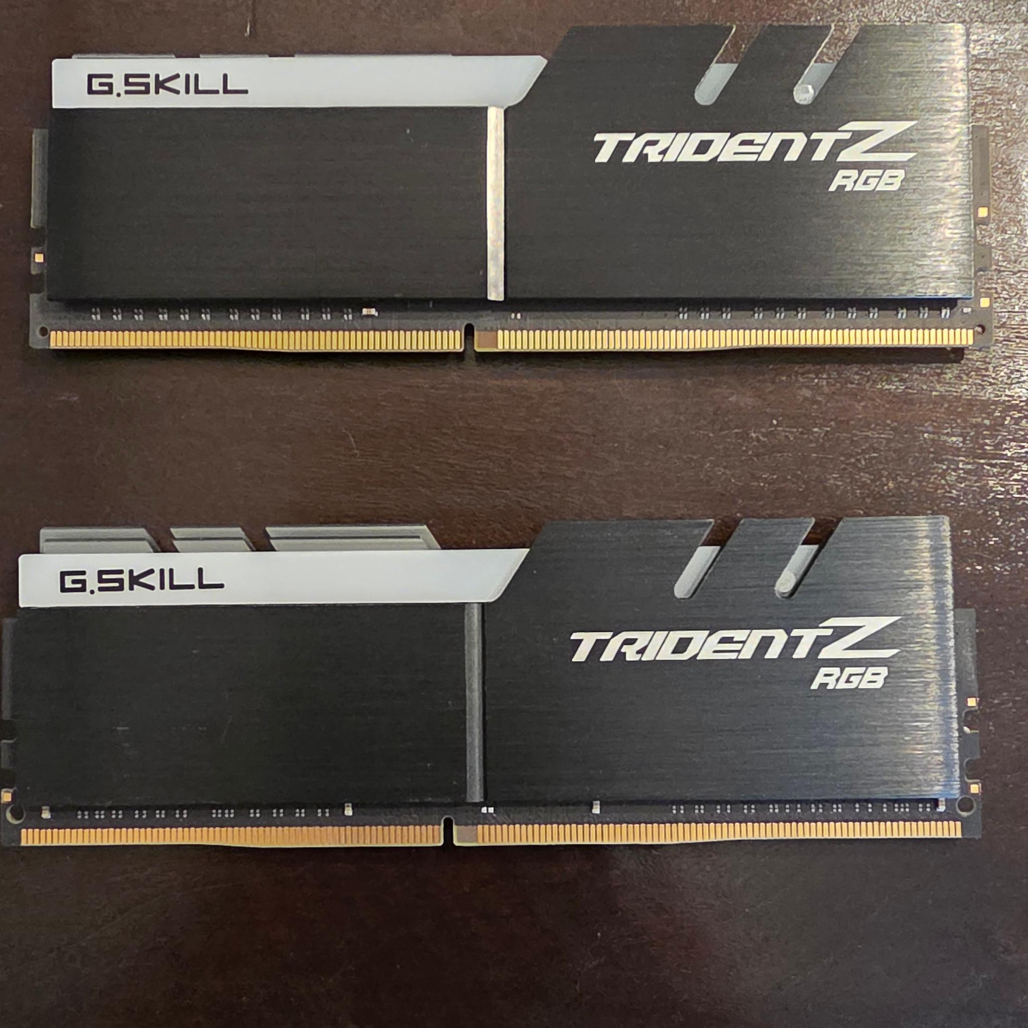 GSkill TridentZ RGB 32GB (2x16GB) DDR4 3600Mhz (PC4 28800)