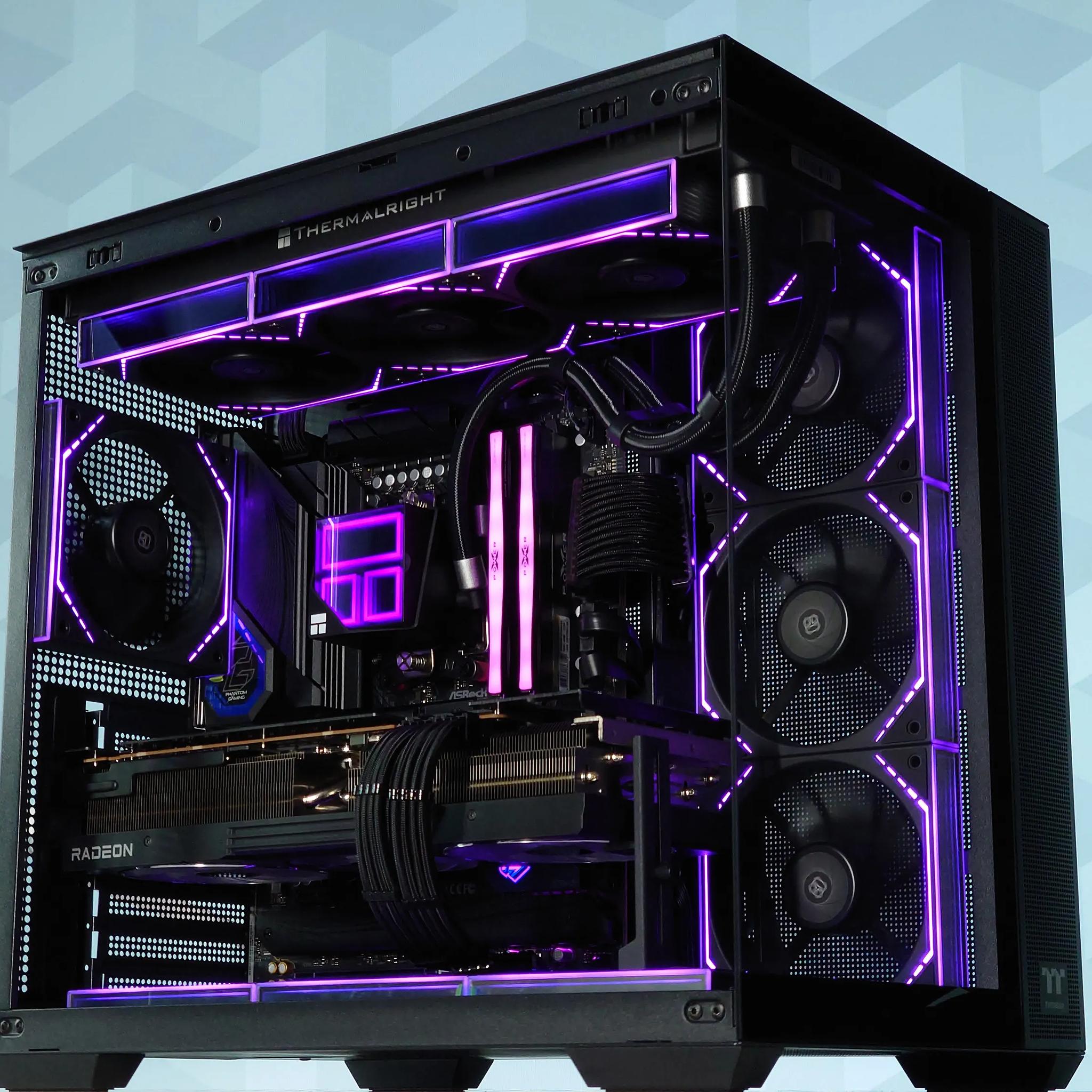 🖤🩵Extreme Gaming PC💎AMD RX 7900 XTX 24GB💎AMD Ryzen 9 7900X3D 12-Core💎32GB DDR5💎2TB SSD