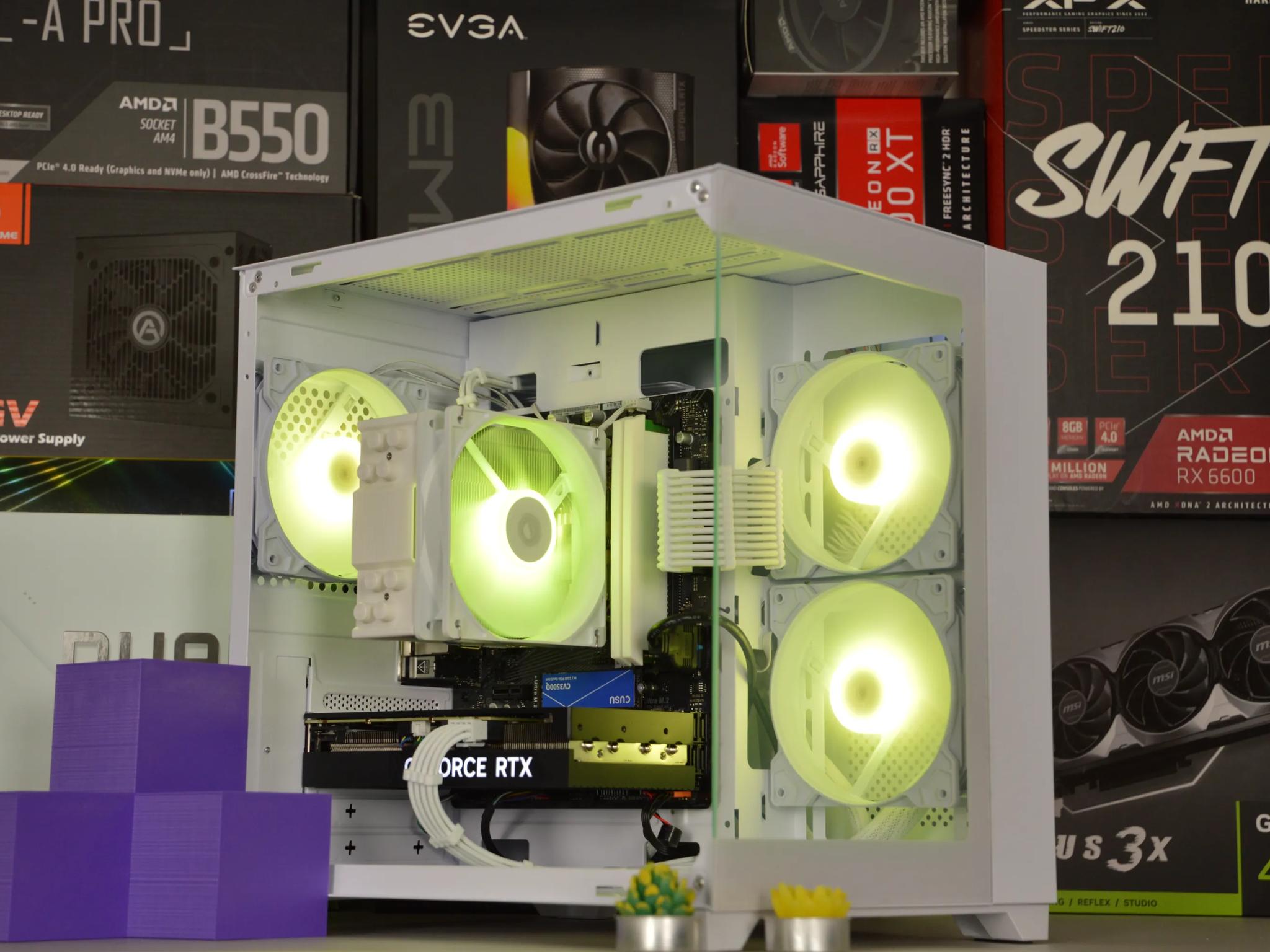❄️⬜| RTX 4060 Ti 8GB | RYZEN 5 5600 | 16GB DDR4 RAM | 1TB NVME SSD | Snow Box |