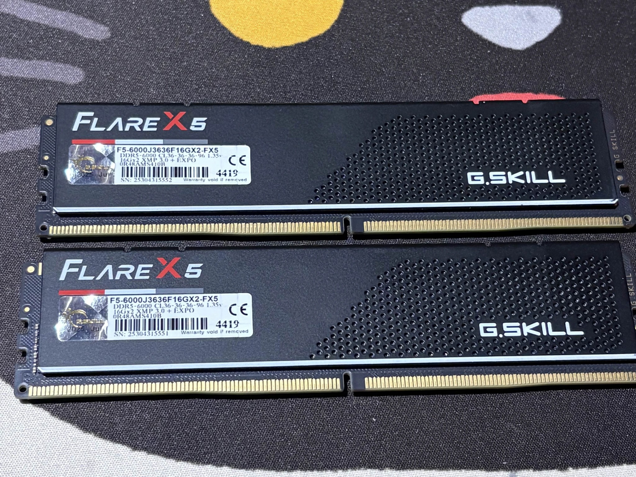2x16GB G-Skill Flare X5 DDR5 6000 MHZ