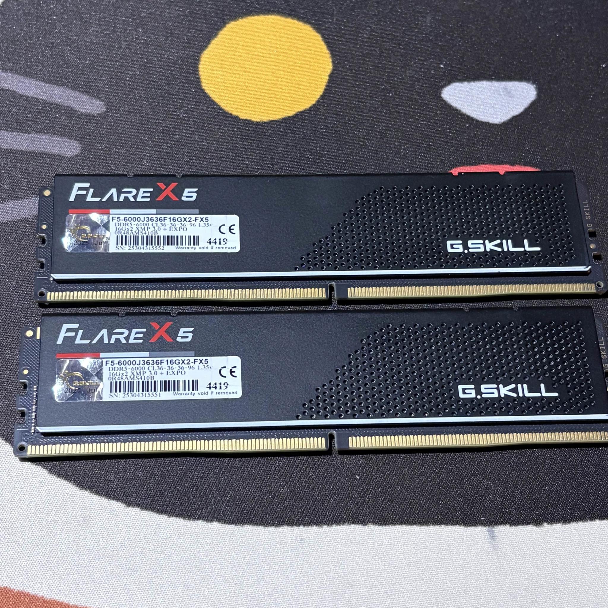 2x16GB G-Skill Flare X5 DDR5 6000 MHZ (ED)