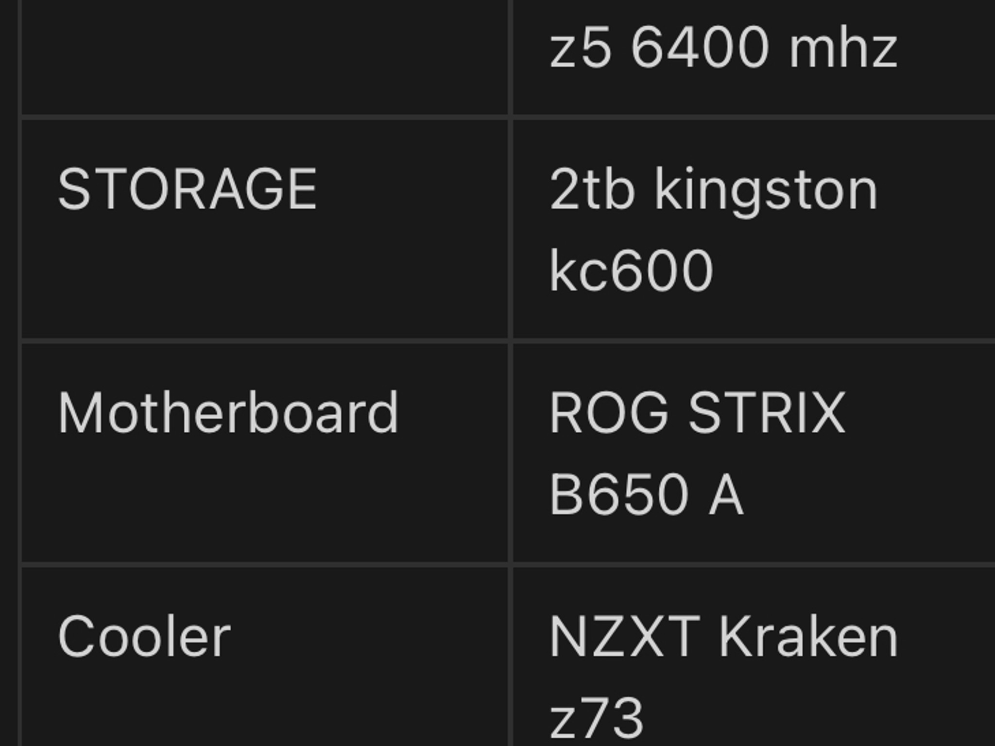 PC Ryzen 9 7950x3d/Rtx 4080 super